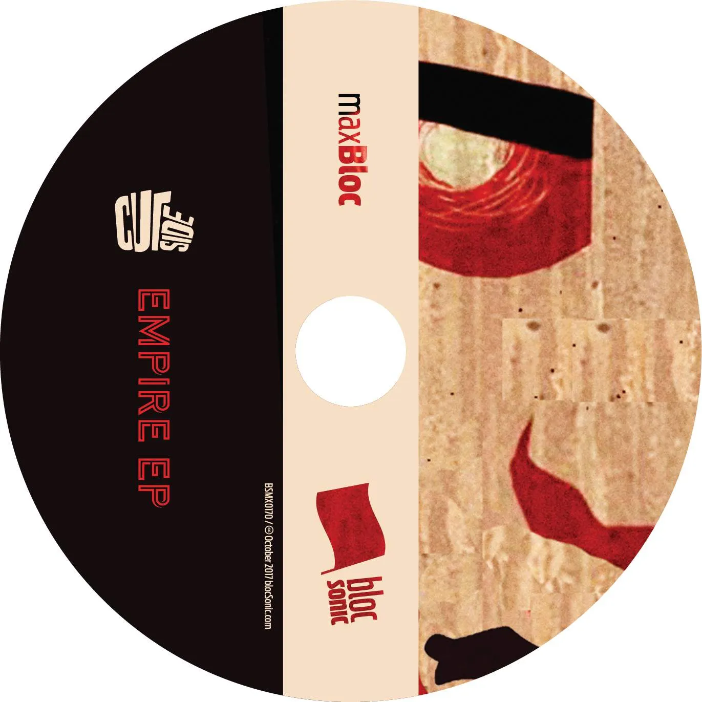 Album disc for “Empire EP” by Cutside
