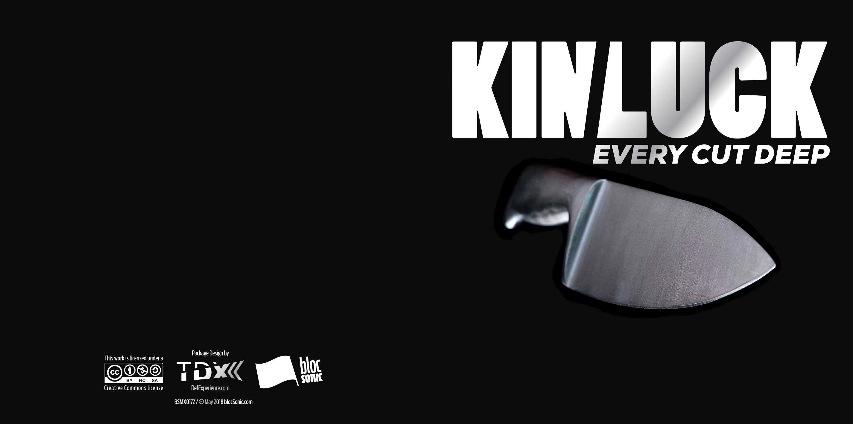 Album insert for “Every Cut Deep” by KIN/LUCK