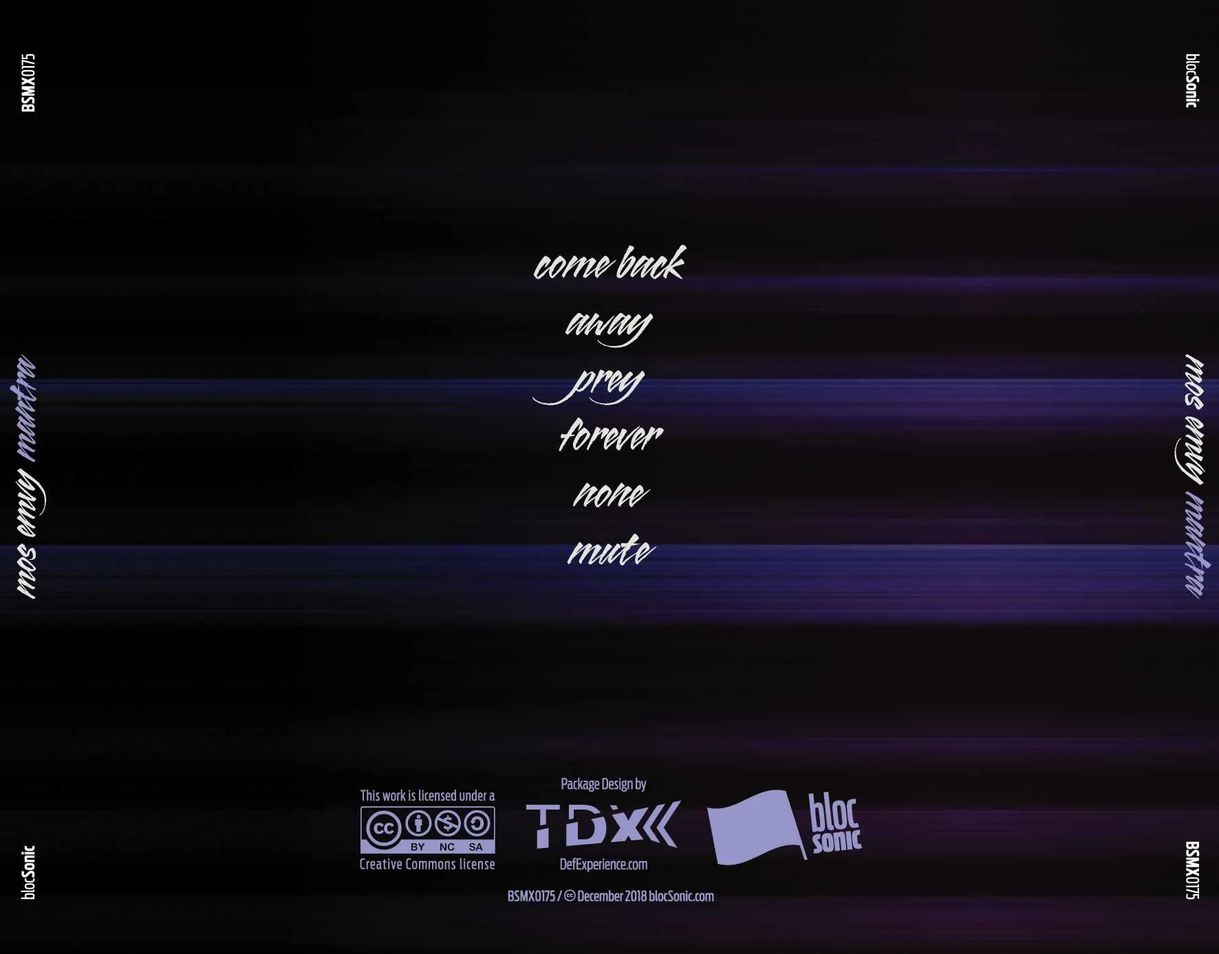 Album traycard for “Mantra” by Mos Emvy