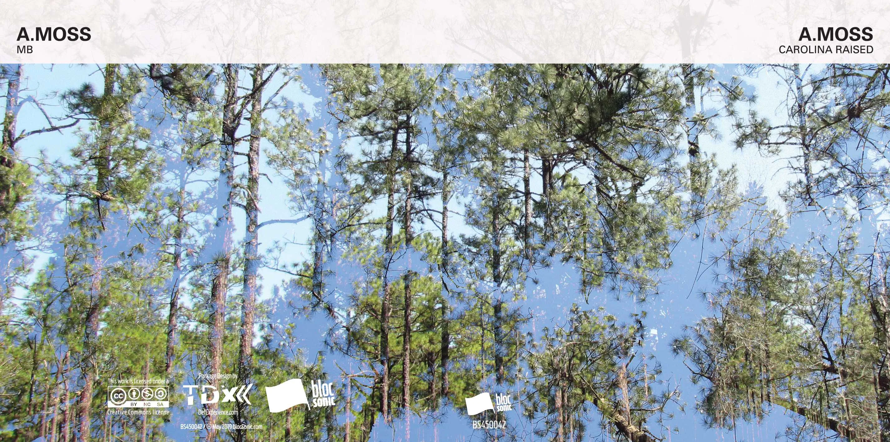 Album insert for “Carolina Raised” by A.Moss