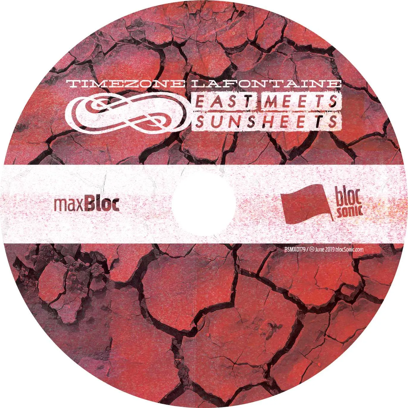 Album disc for “East Meets Sunsheets” by Timezone Lafontaine