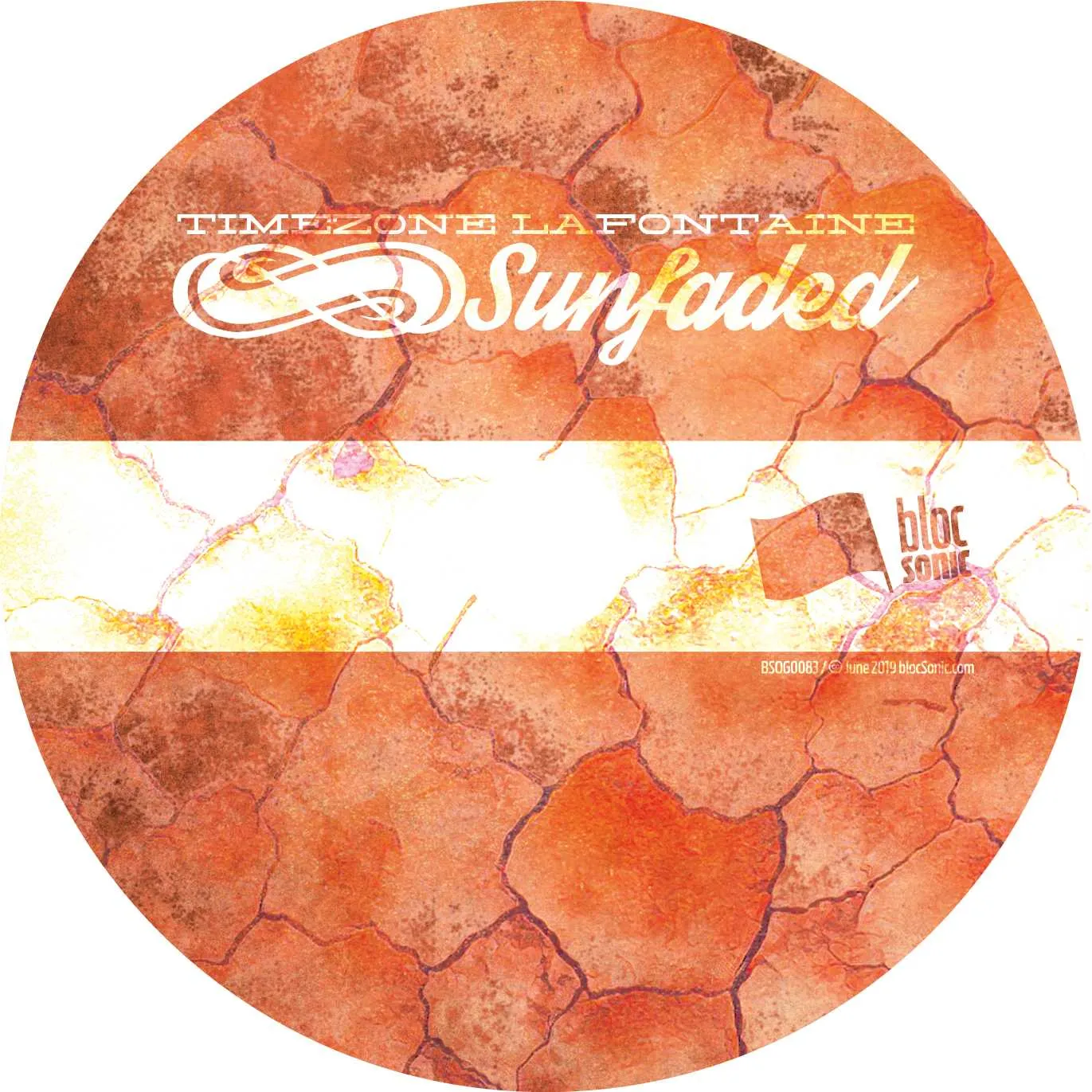 Album disc for “Sunfaded” by Timezone Lafontaine