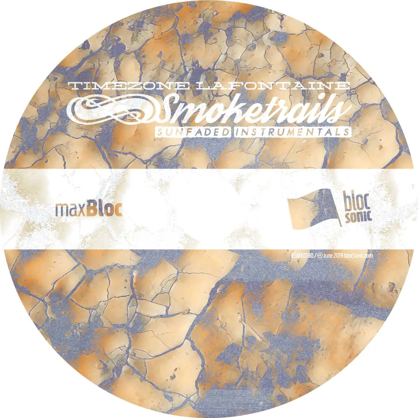 Album disc for “Smoketrails” by Timezone Lafontaine
