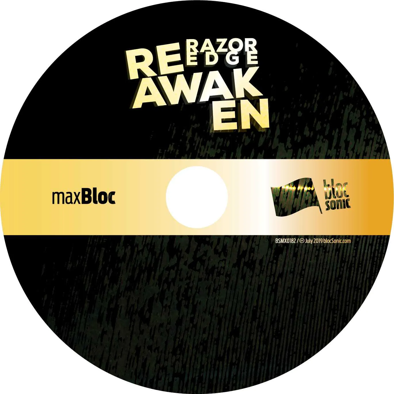 Album disc for “Reawaken” by Razor Edge