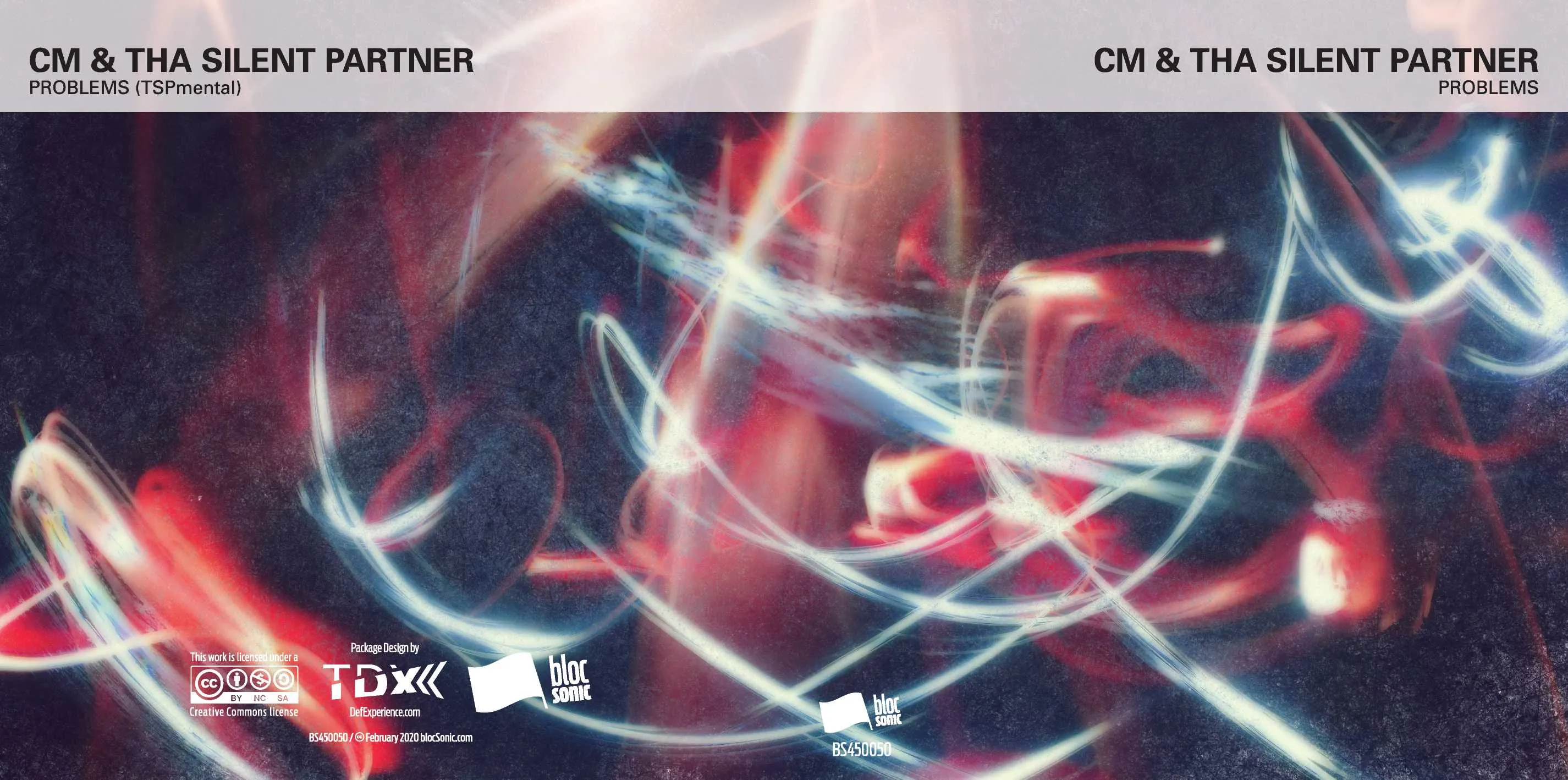 Album insert for “Problems” by CM &amp; Tha Silent Partner