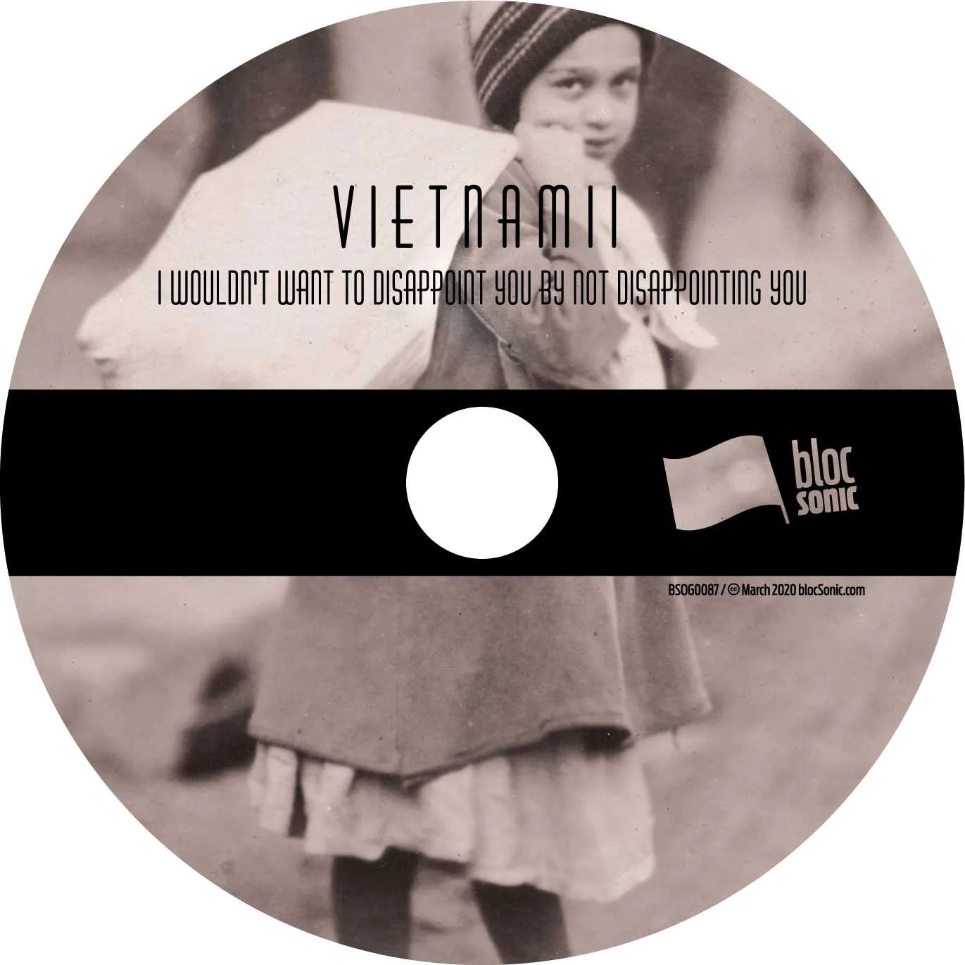 Album disc for “I Wouldn't Want To Disappoint You By Not Disappointing You” by Vietnam II