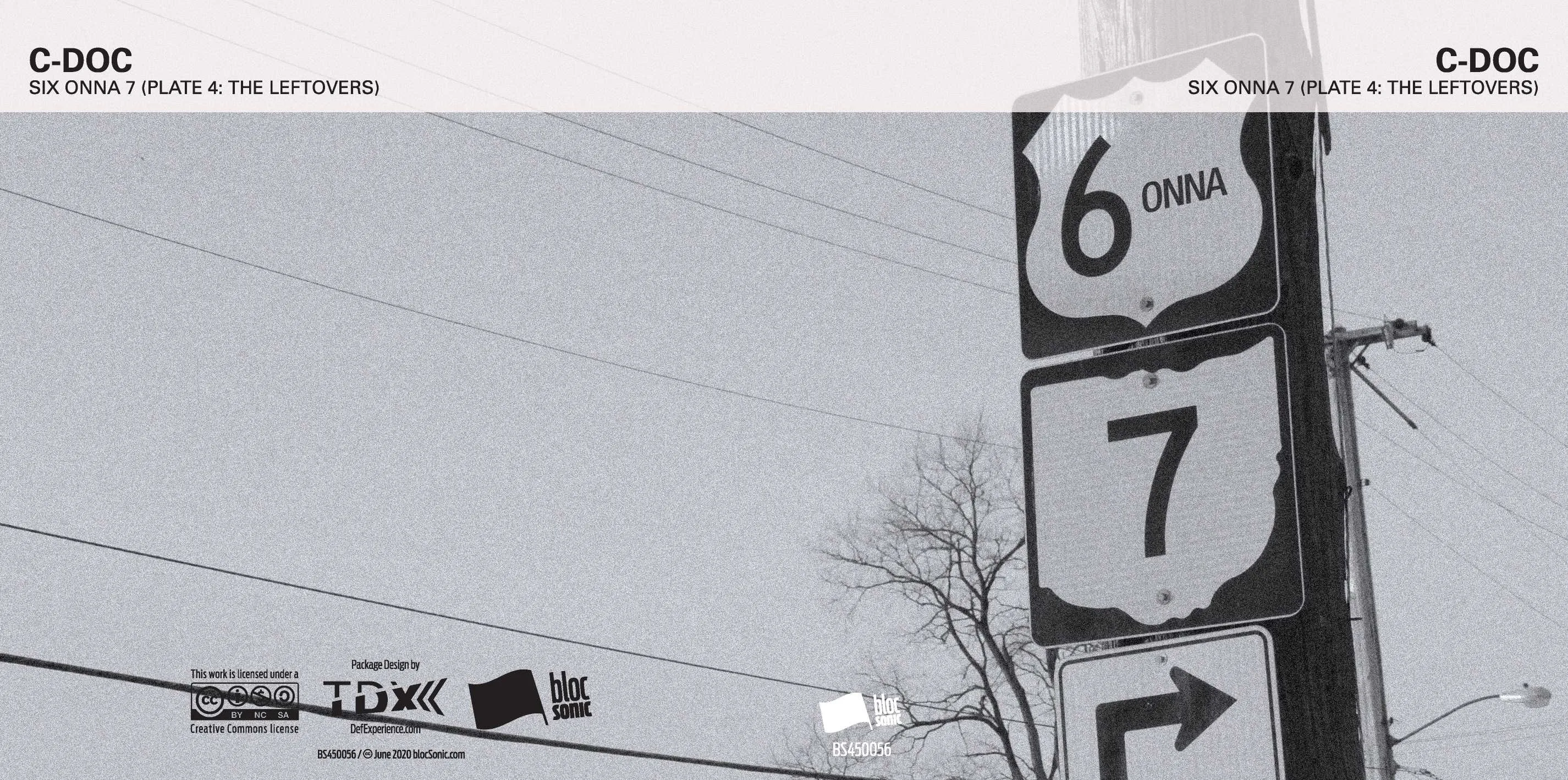 Album insert for “SIX ONNA 7 (Plate 4: The Leftovers)” by C-Doc