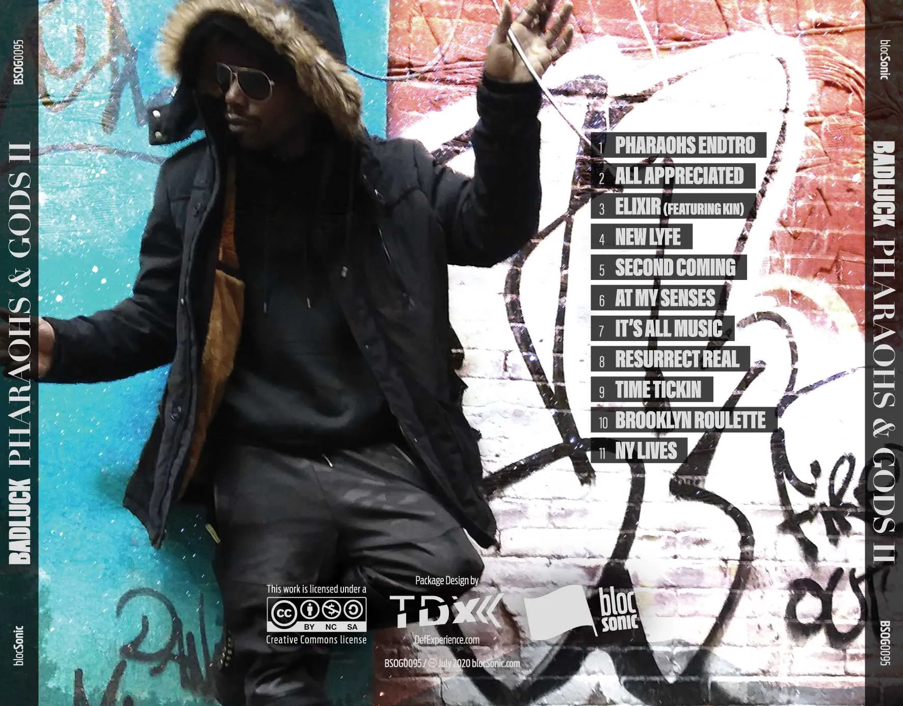 Album traycard for “Pharaohs &amp; Gods II” by BADLUCK