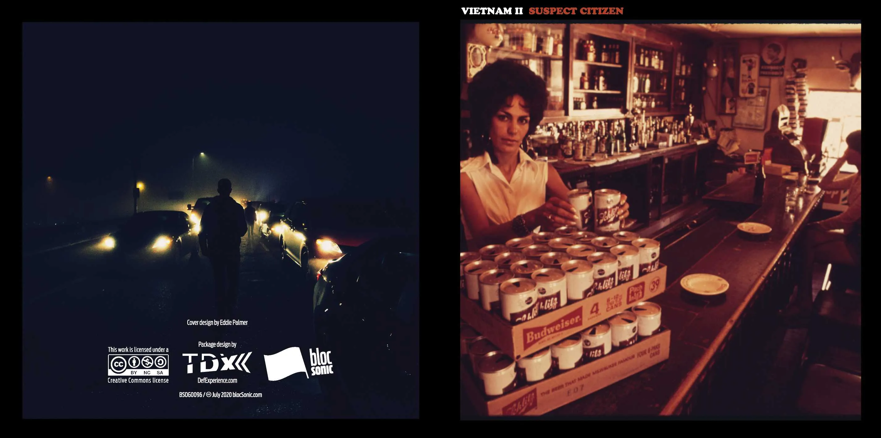 Album insert for “Suspect Citizen” by Vietnam II