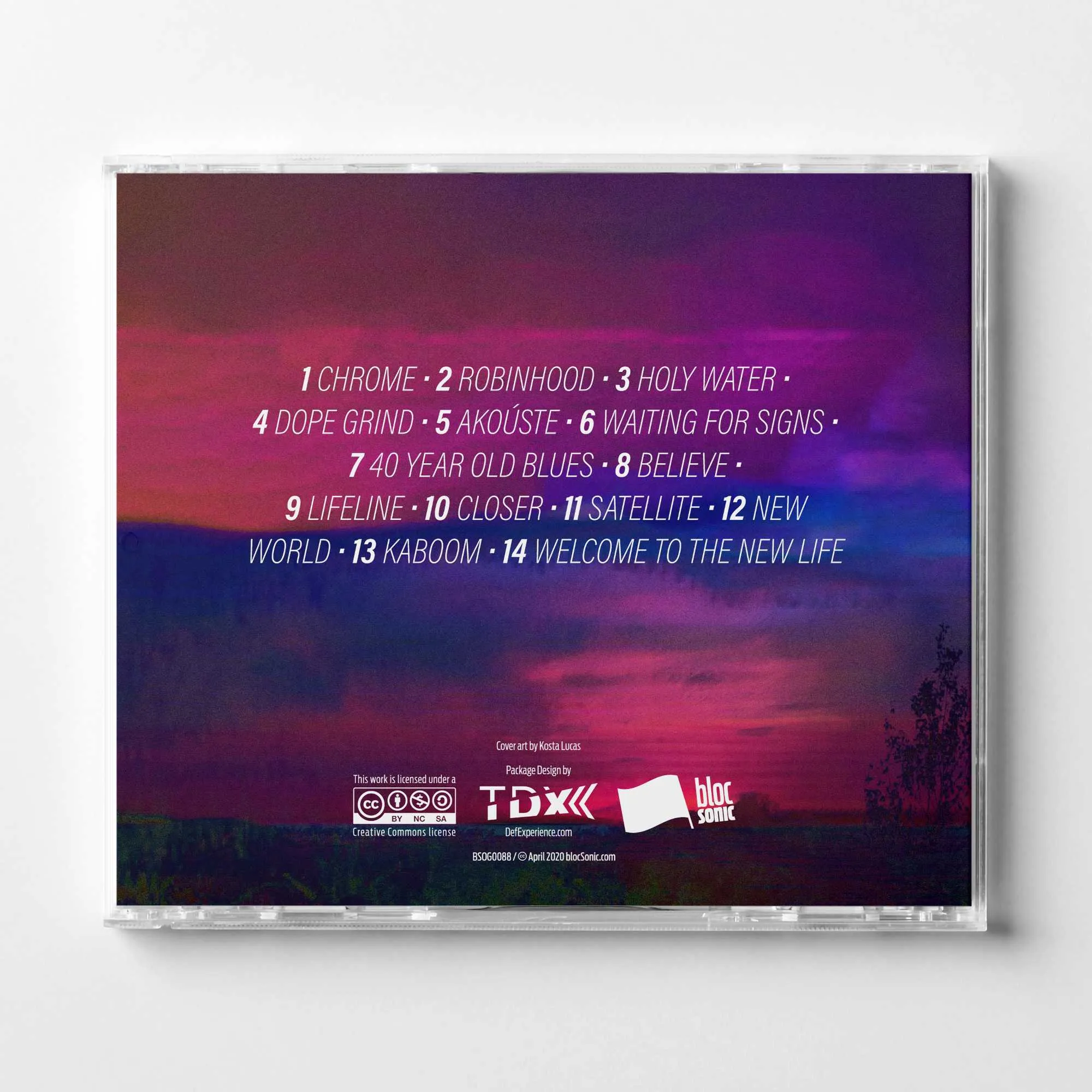 Album promo for “New World” by BLKJK