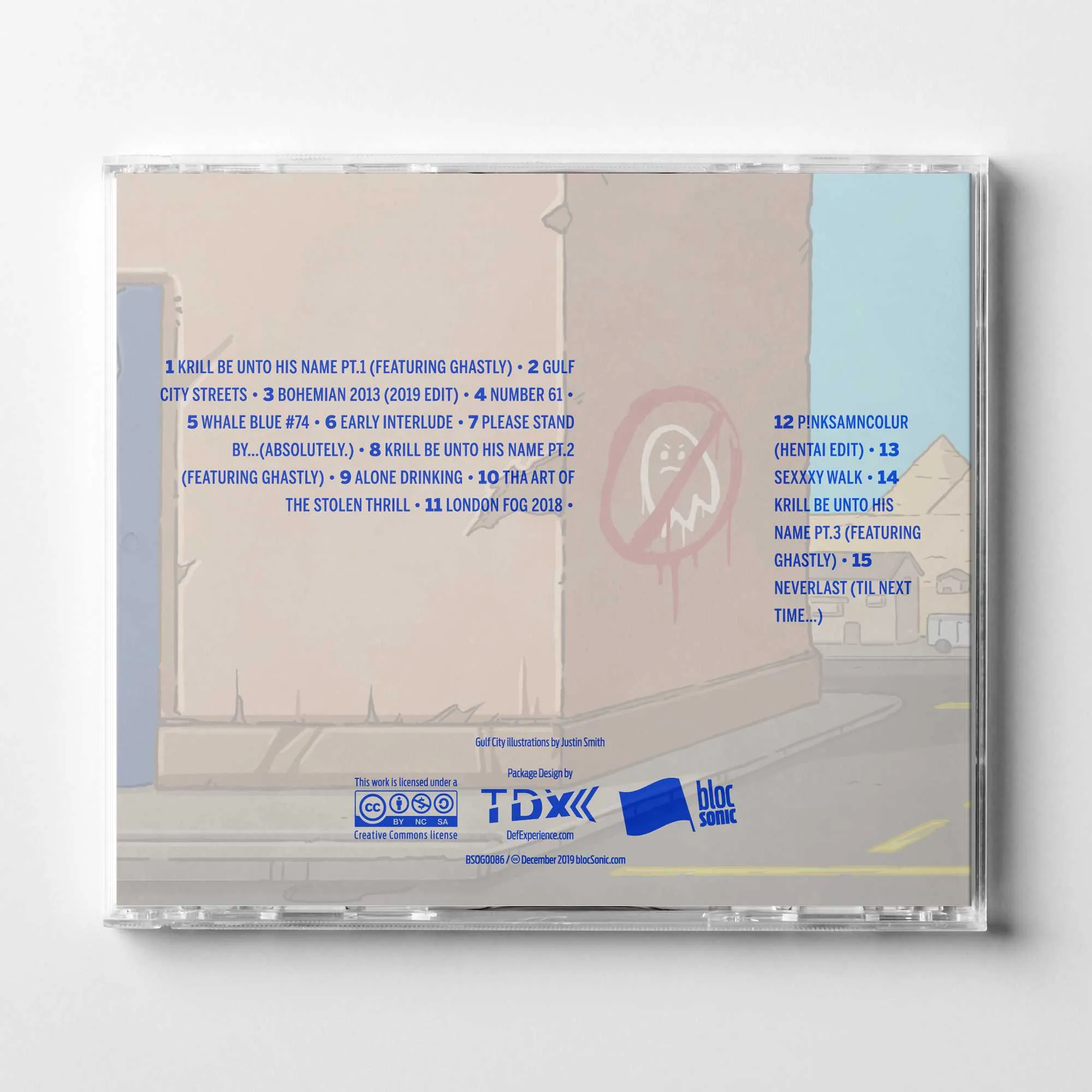 Album promo for “Music To Hail Blue Whales To (Music Inspired By The Animated Series, Gulf City)” by Tha Silent Partner