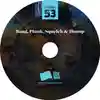 Album disc for “netBloc Vol. 53: Bang, Plunk, Squelch &amp; Thump” by Various Artists