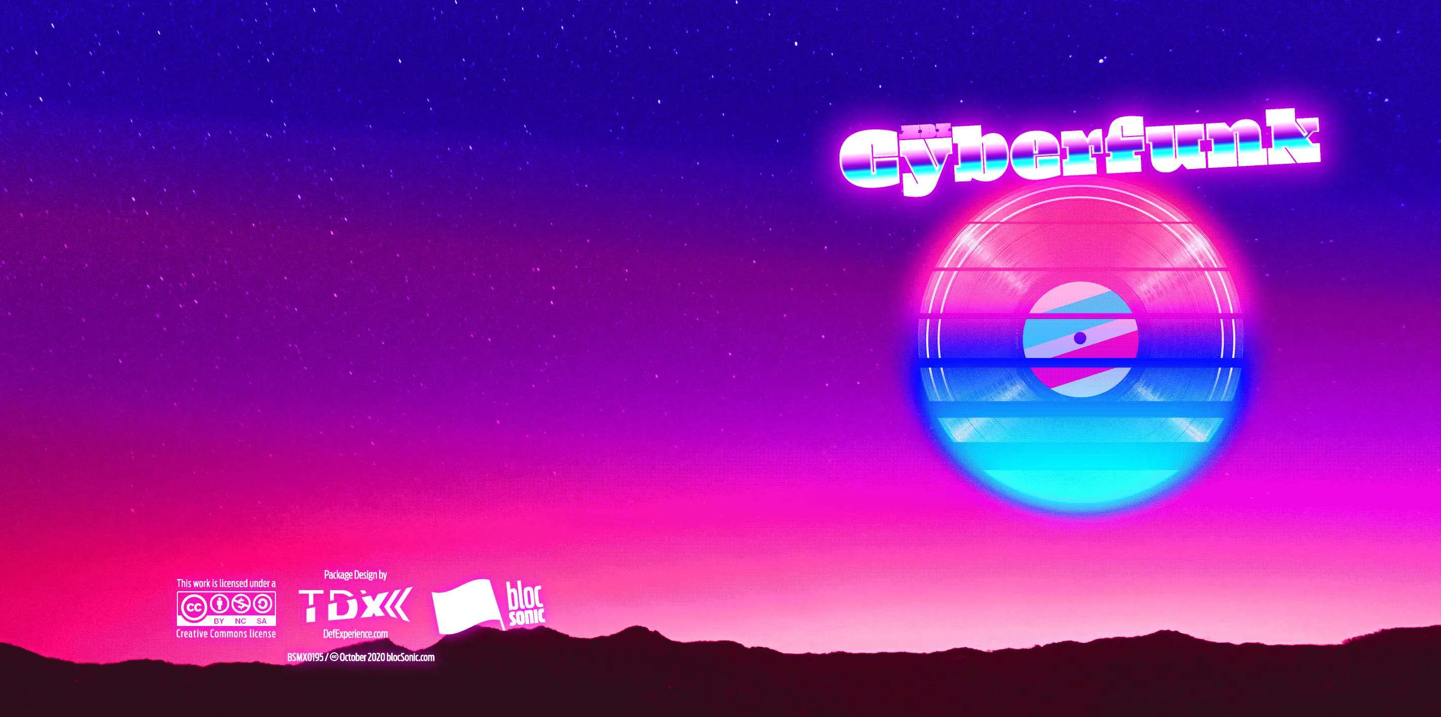 Album insert for “Cyberfunk” by MBX