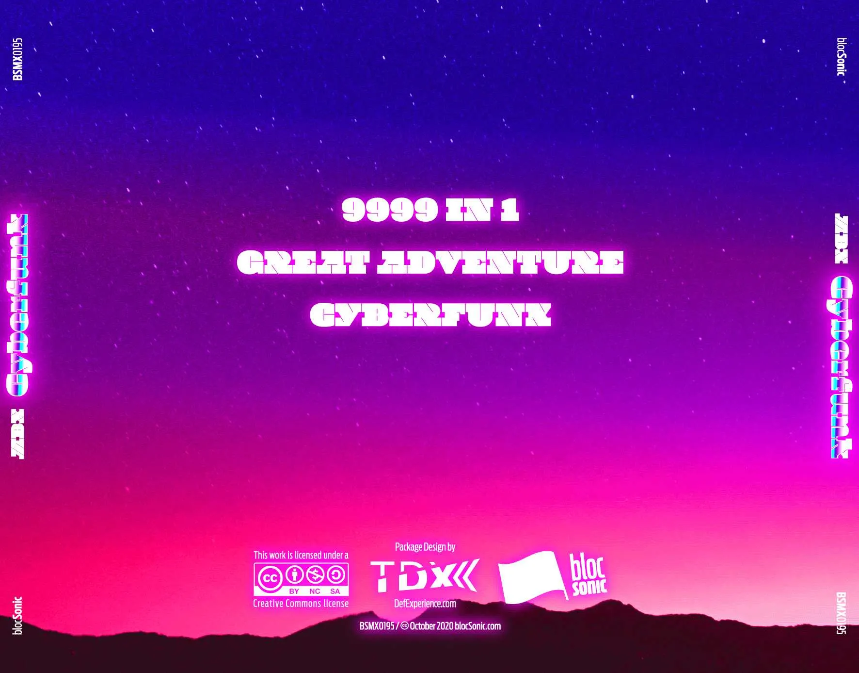 Album traycard for “Cyberfunk” by MBX