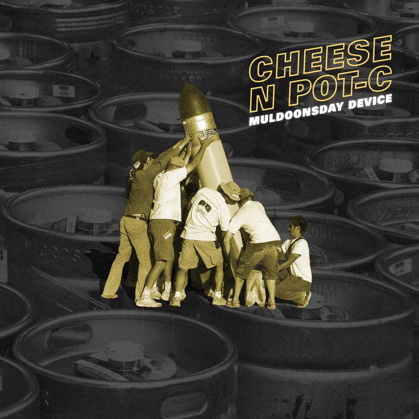 Album cover for “Muldoonsday Device” by Cheese N Pot-C