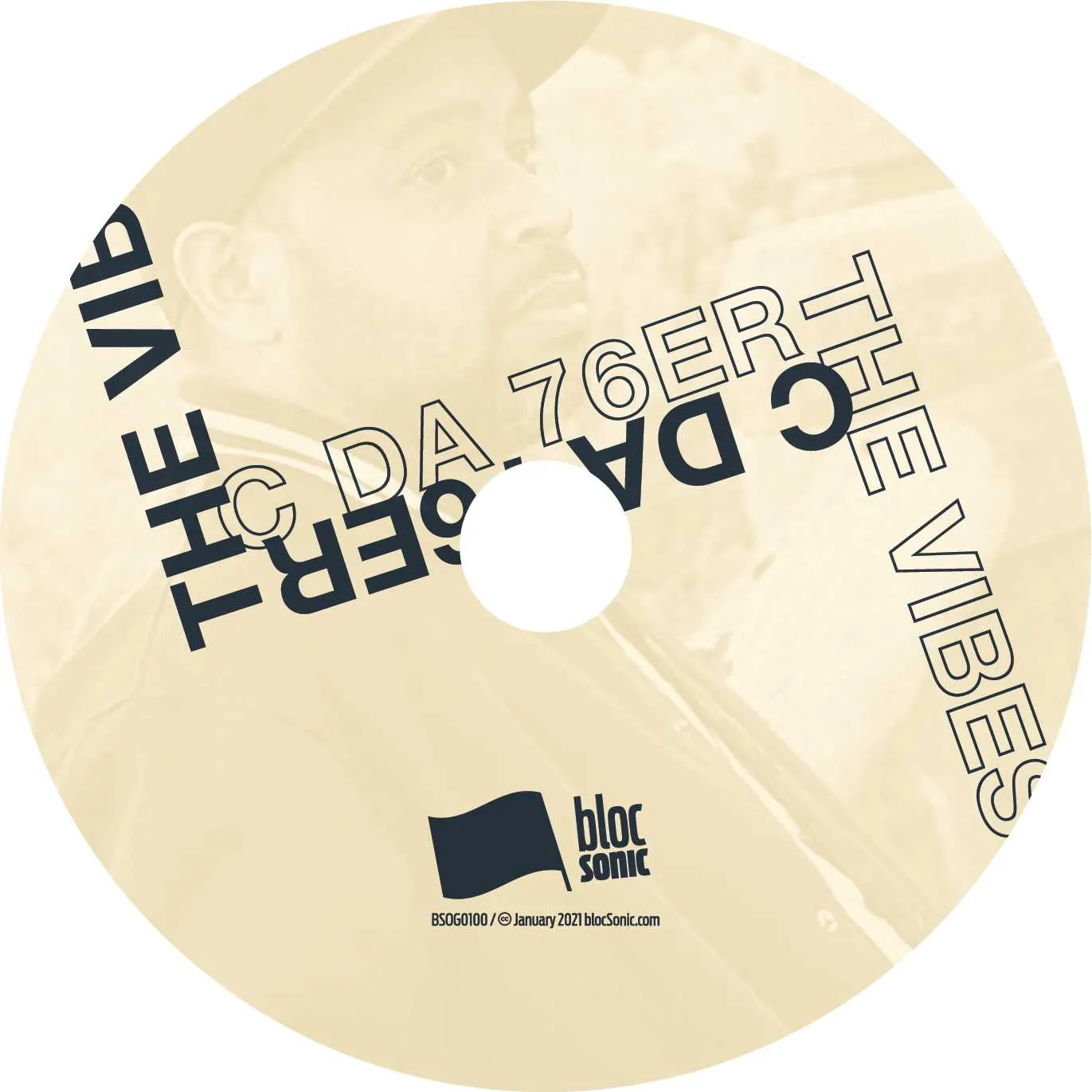 Album disc for “The Vibes” by C da 76er