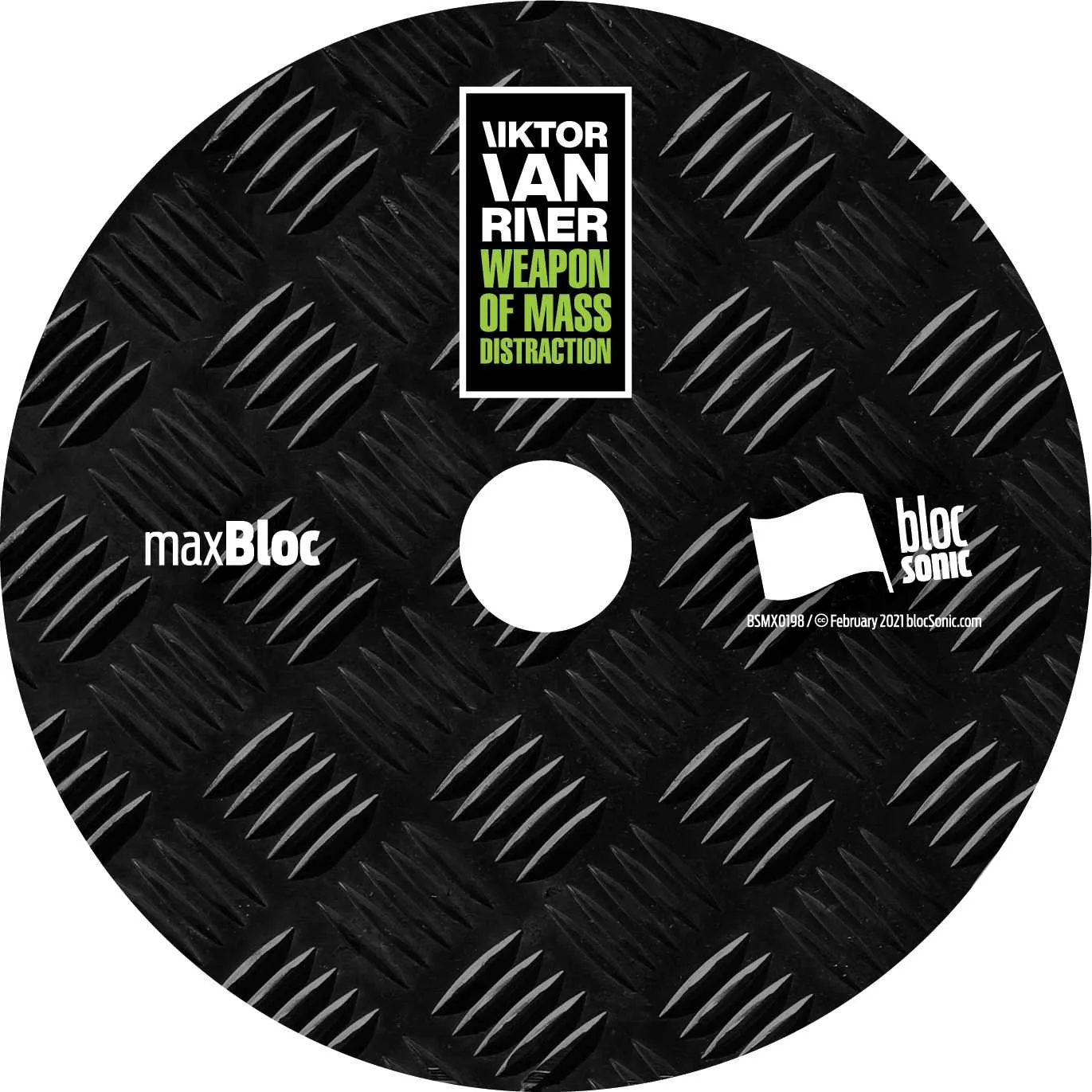 Album disc for “Weapon Of Mass Distraction” by Viktor Van River