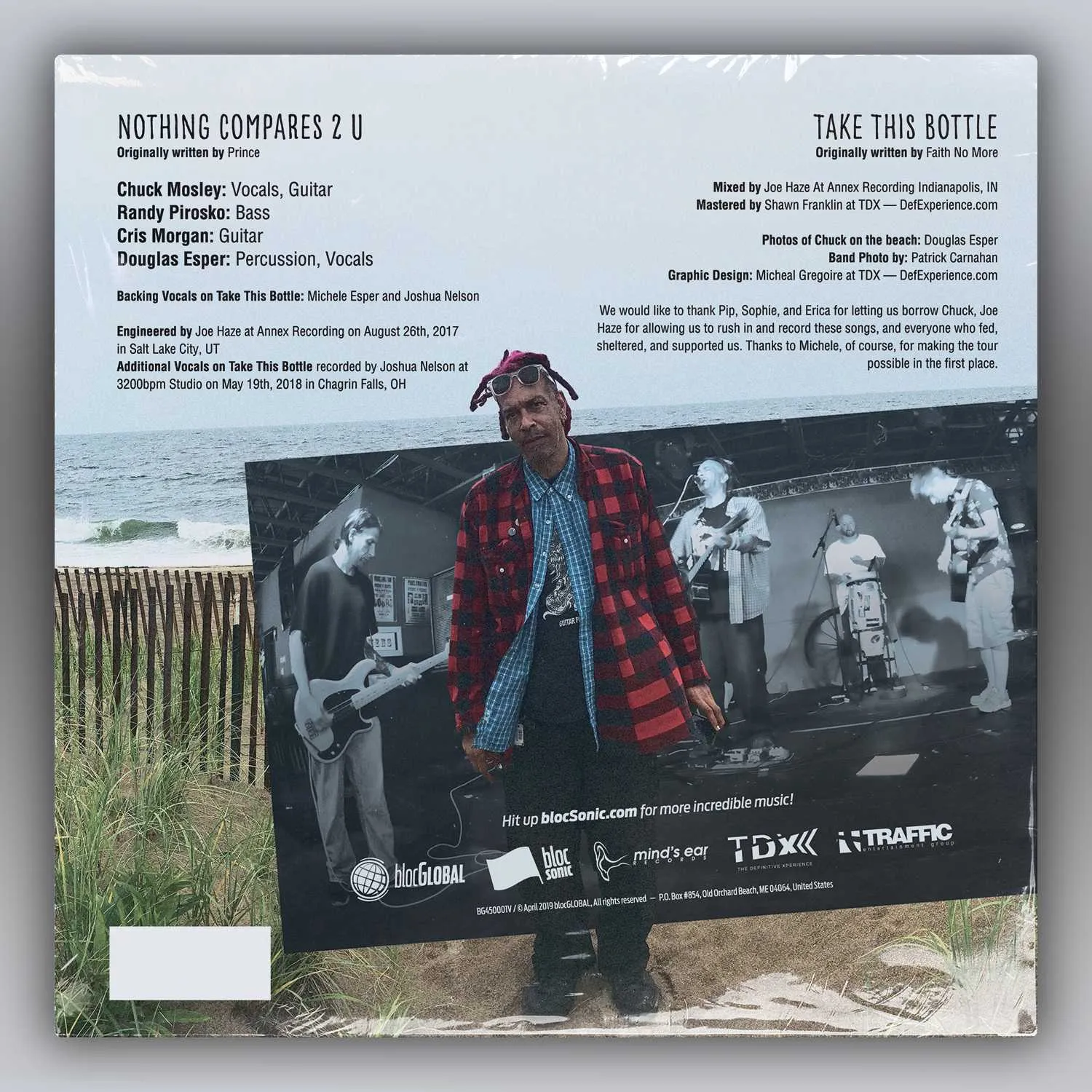 Album promo for “Joe Haze Session #2” by Chuck Mosley