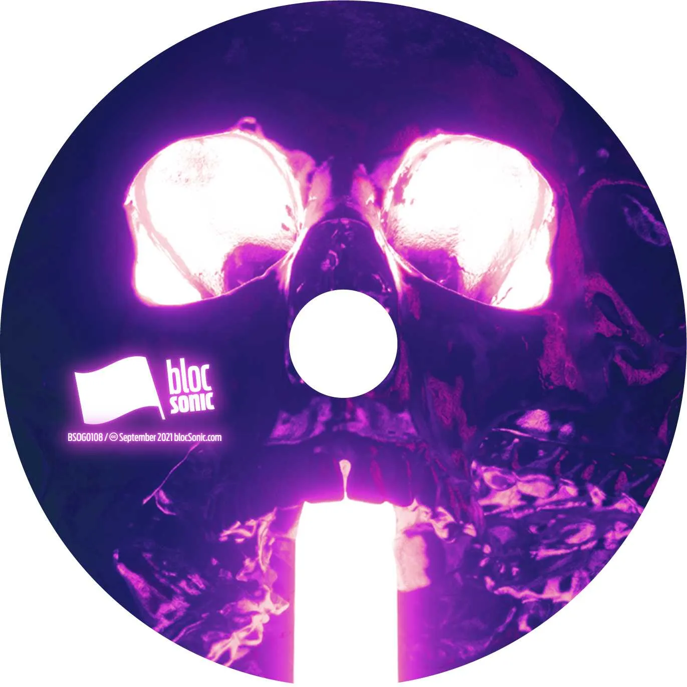 Album disc for “The Midnight Void” by MVMX