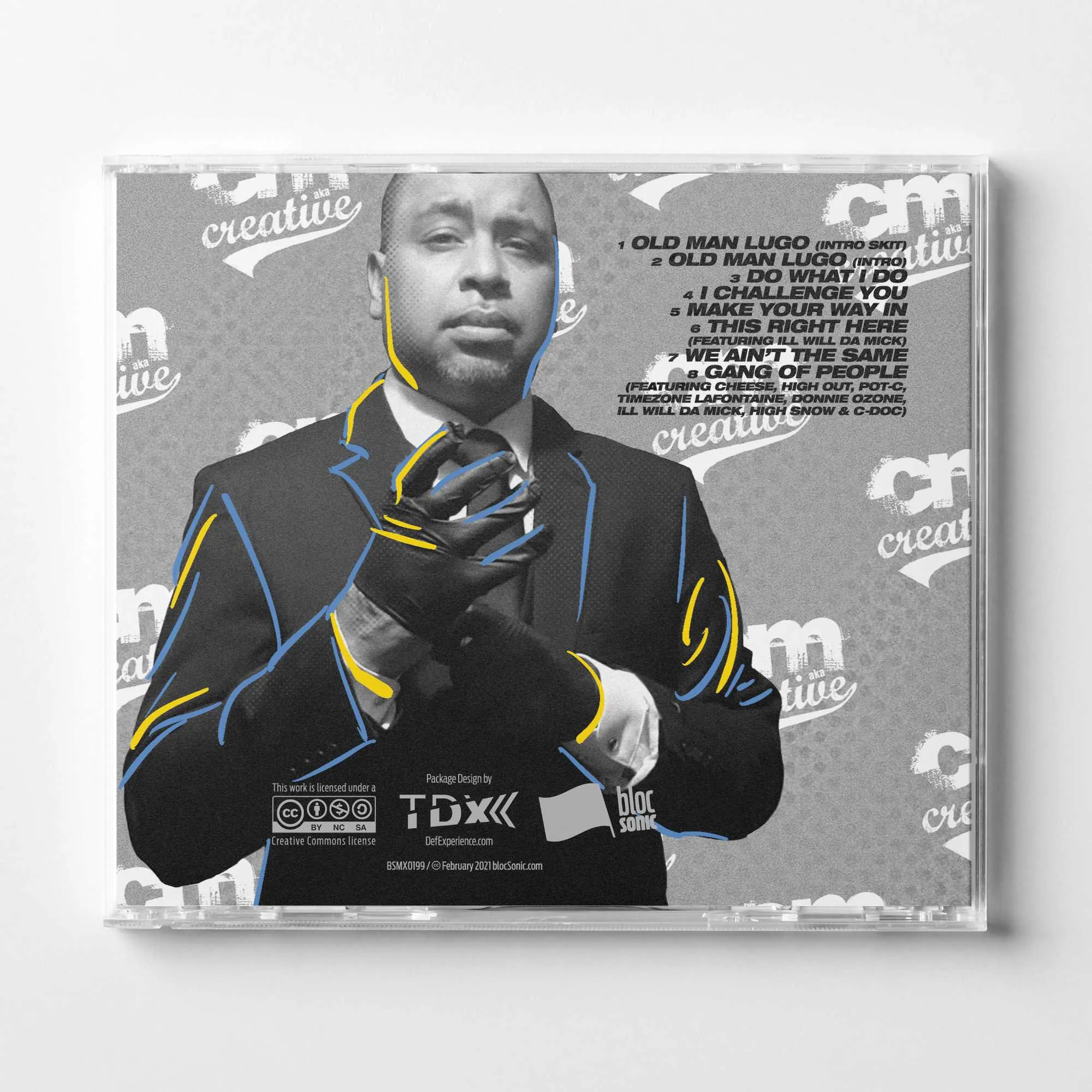 Album promo for “Old Man Lugo EP” by CM aka Creative