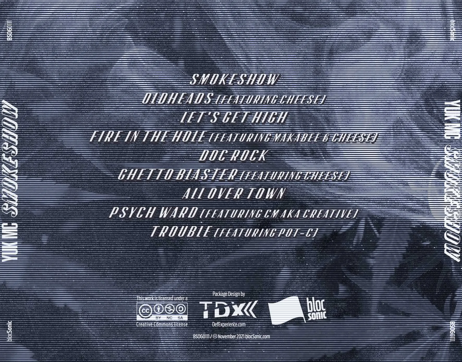Album traycard for “Smokeshow” by Yuk MC