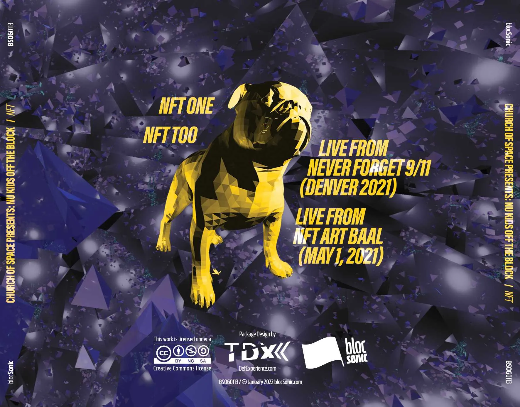 Album traycard for “NFT” by Church Of Space Presents: Nu Kids OFF The Block