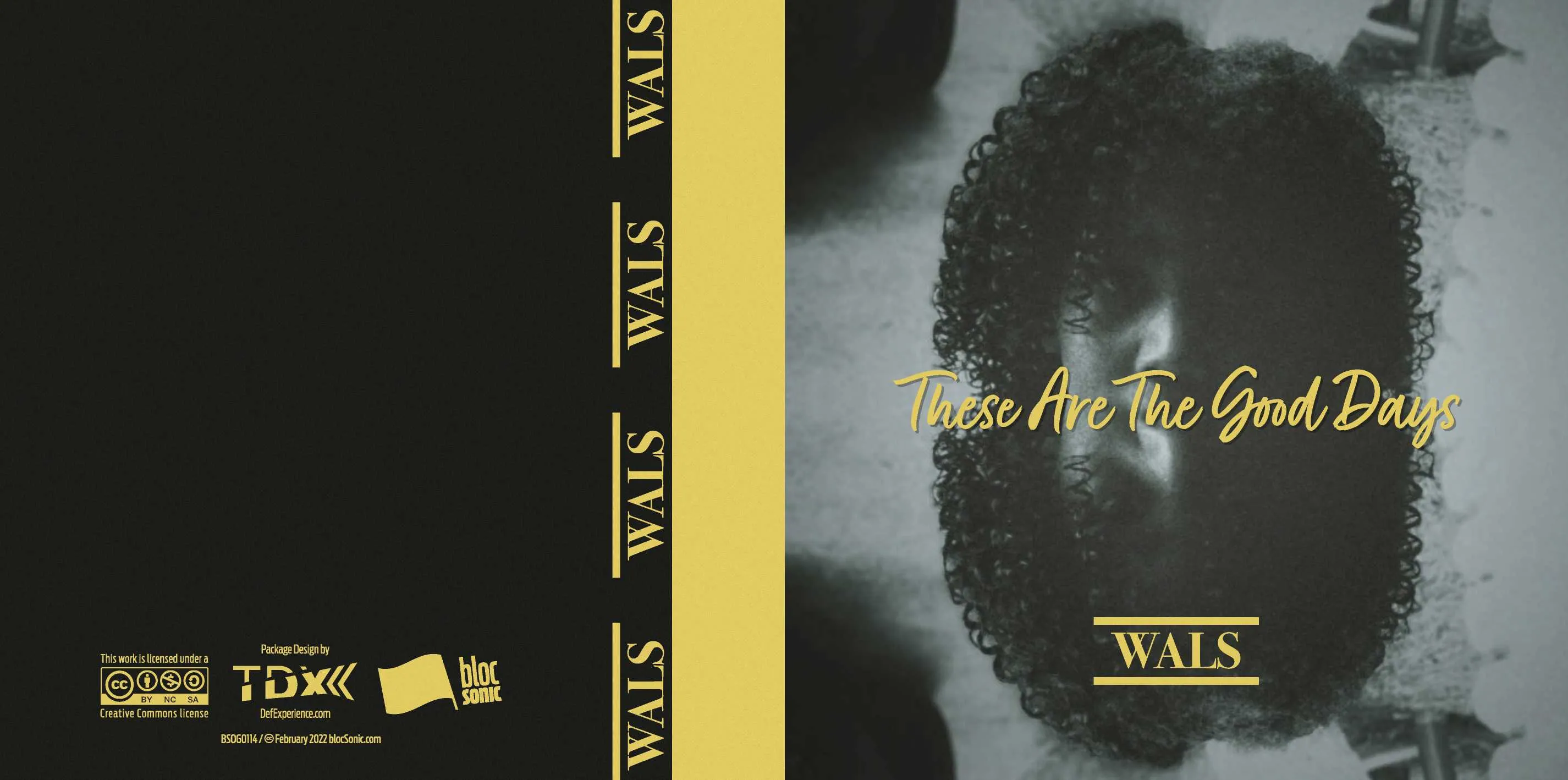 Album insert for “These Are The Good Days” by Wals