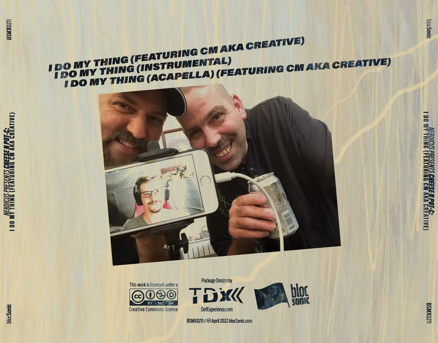 Album traycard for “Nerdicus Presents Cheese N Pot-C: I Do My Thing (Featuring CM aka Creative)” by Cheese N Pot-C