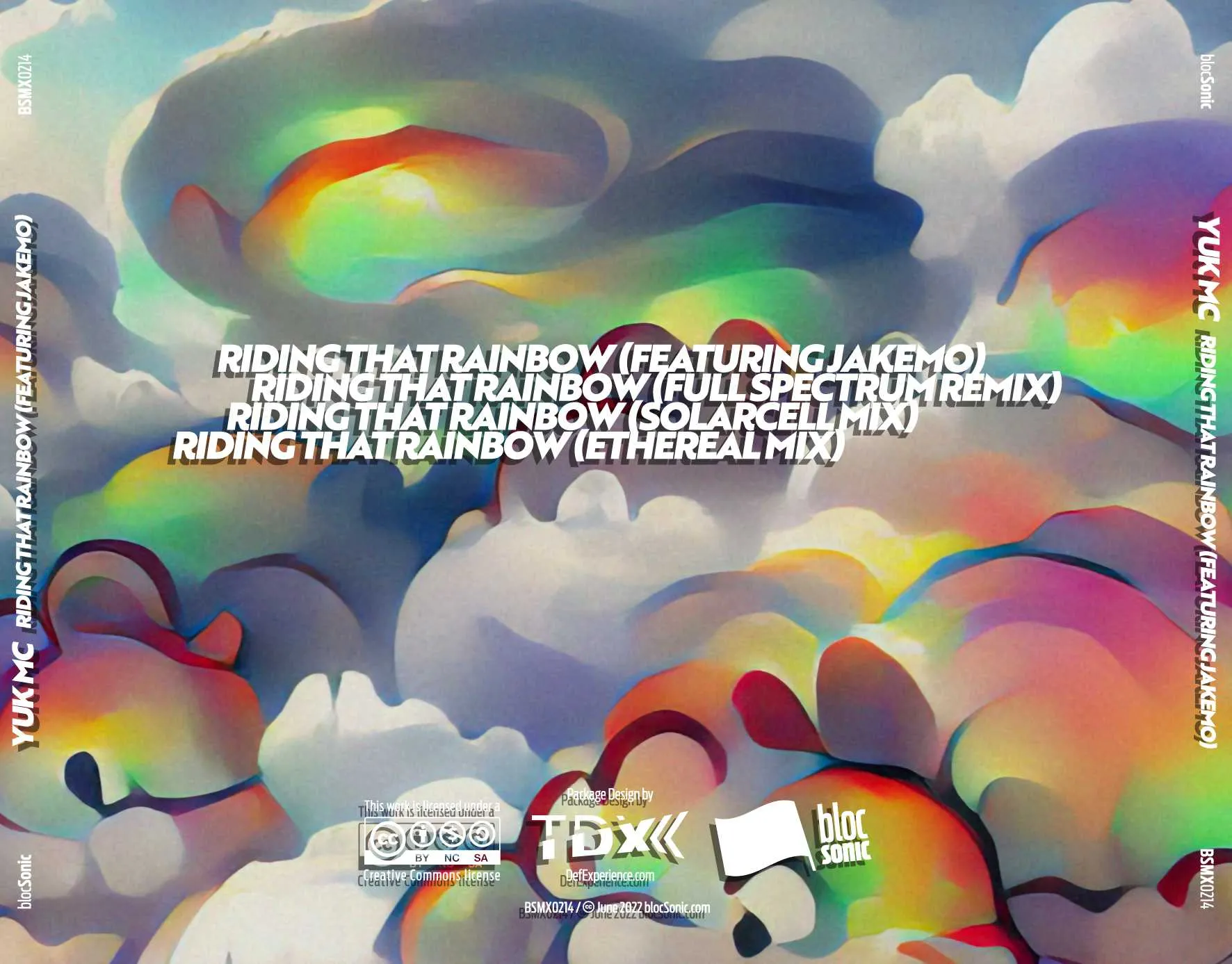 Album traycard for “Riding That Rainbow (Featuring JakeMo)” by Yuk MC