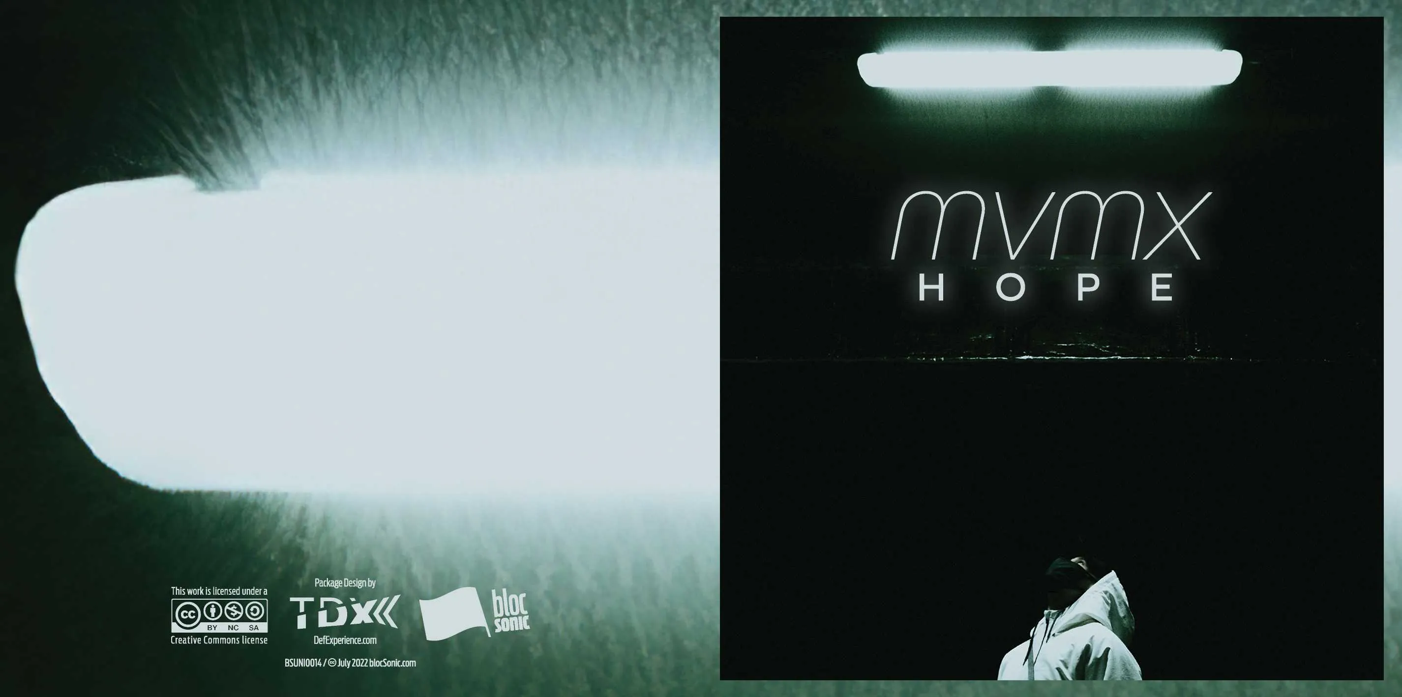 Album insert for “Hope” by MVMX