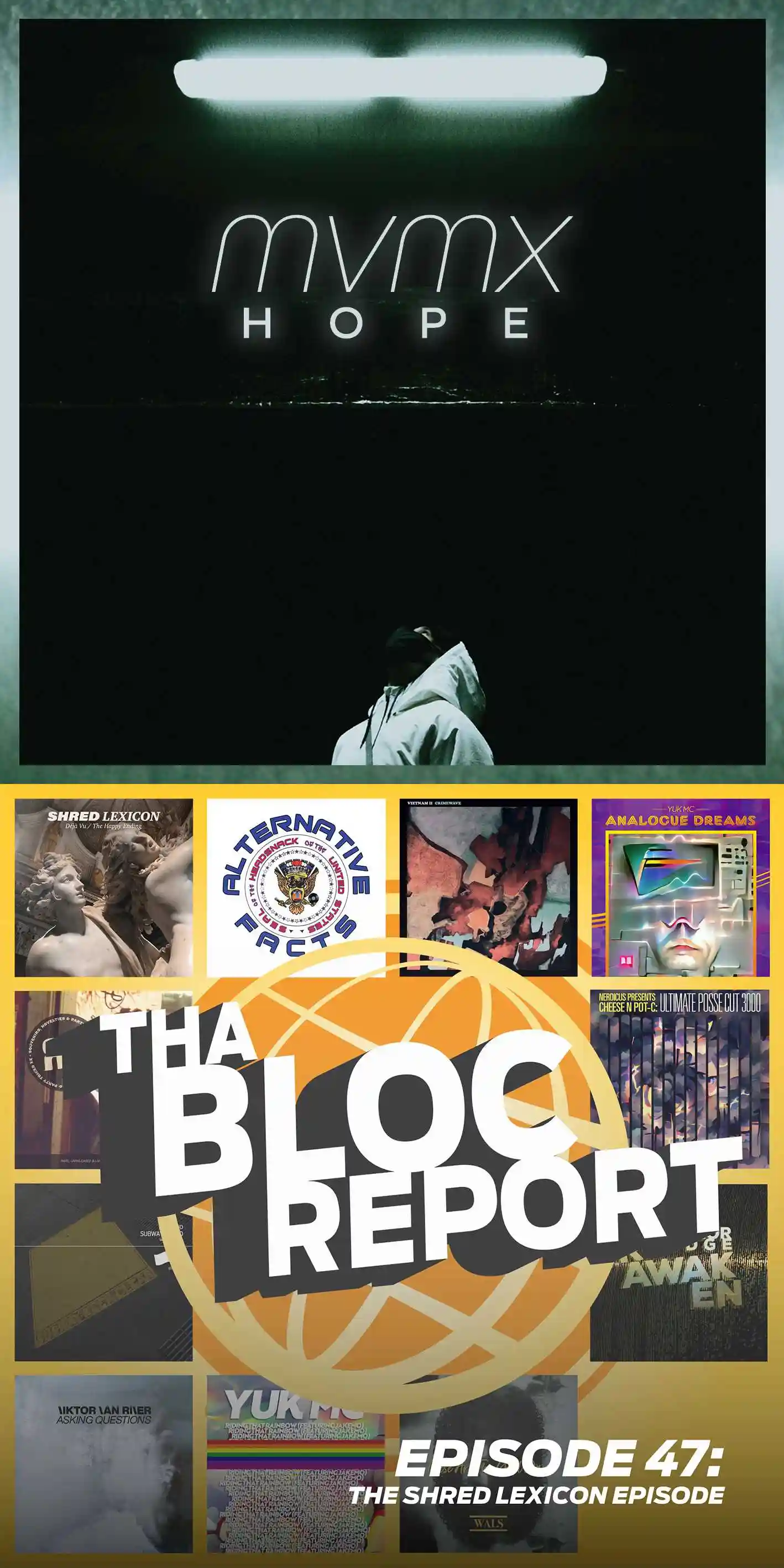 Cover of “Hope” by MVMX and Tha Bloc Report hosted by Pot-C logo