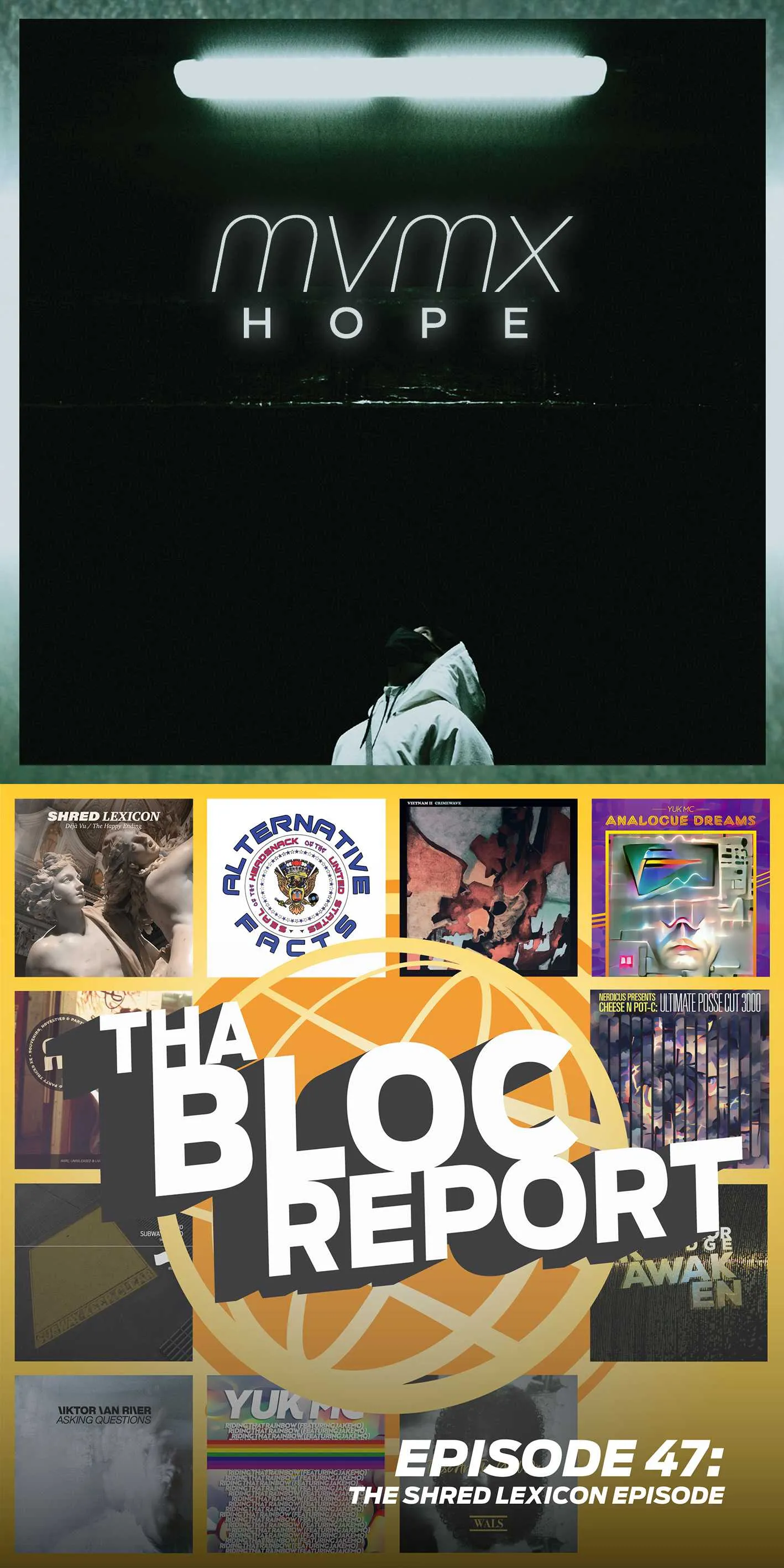 Cover of “Hope” by MVMX and Tha Bloc Report hosted by Pot-C logo