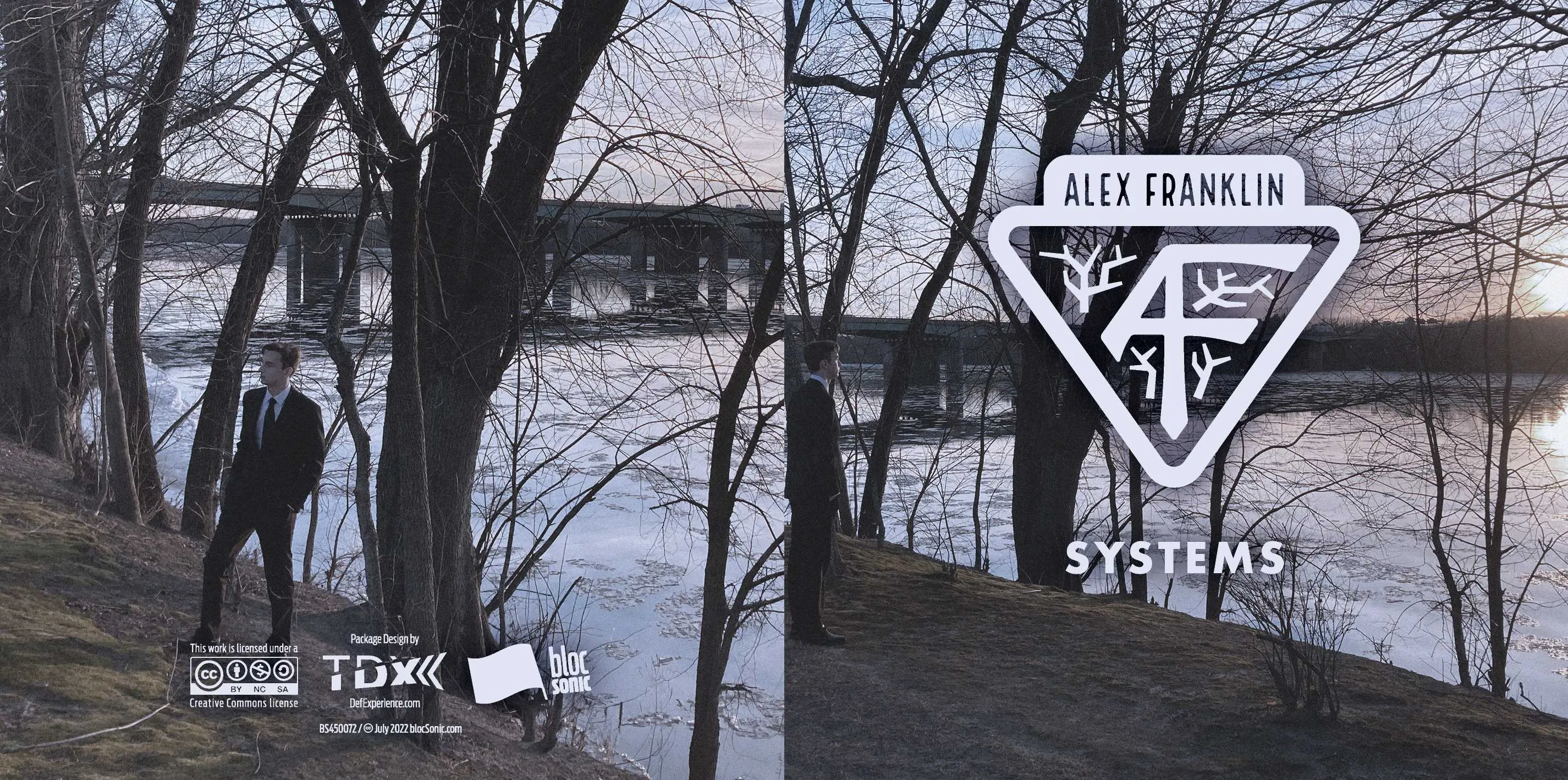 Album insert for “Systems” by Alex Franklin
