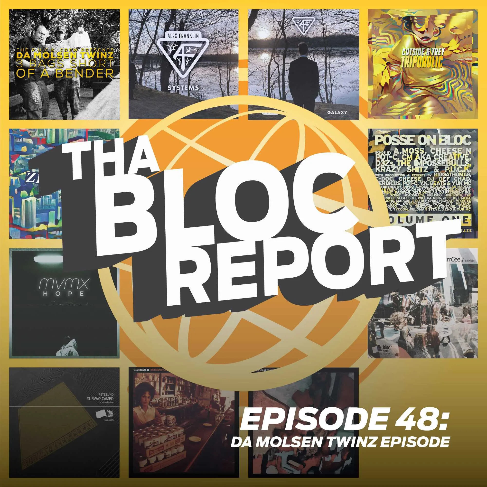Cover image of Tha Bloc Report Episode 48: Da Molsen Twinz Episode