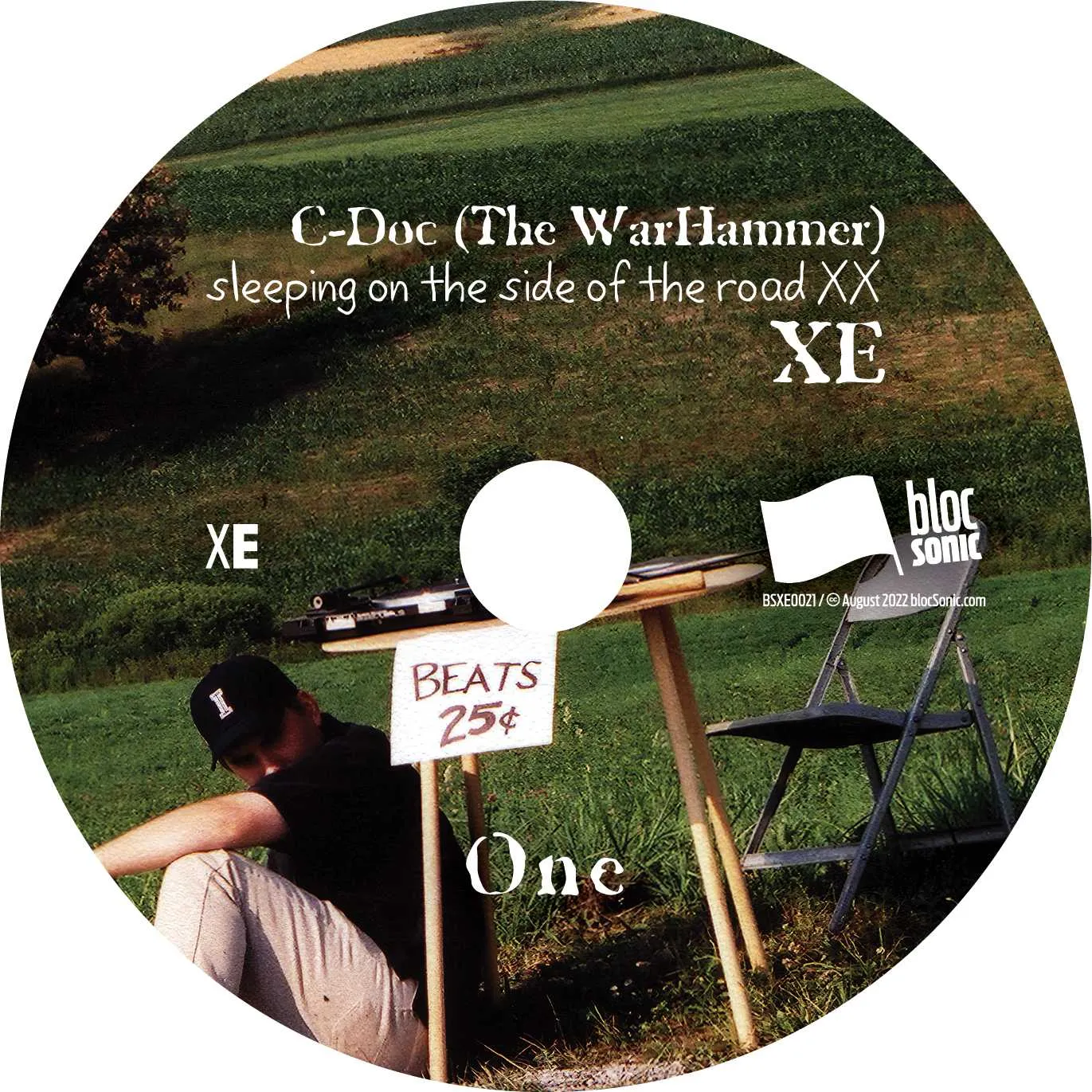 Album disc for “Sleeping On The Side Of The Road XX XE” by C-Doc