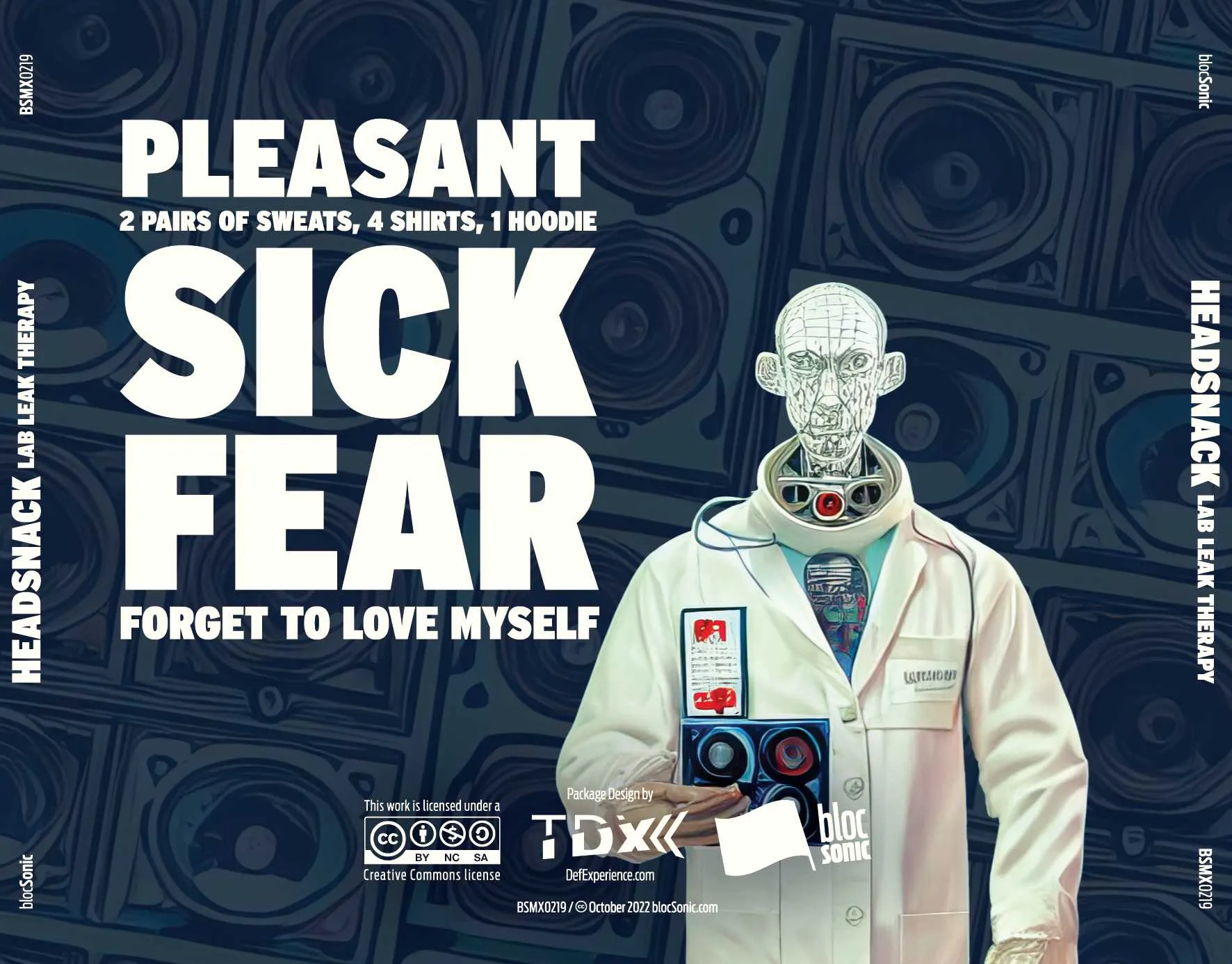 Album traycard for “Lab Leak Therapy” by Headsnack