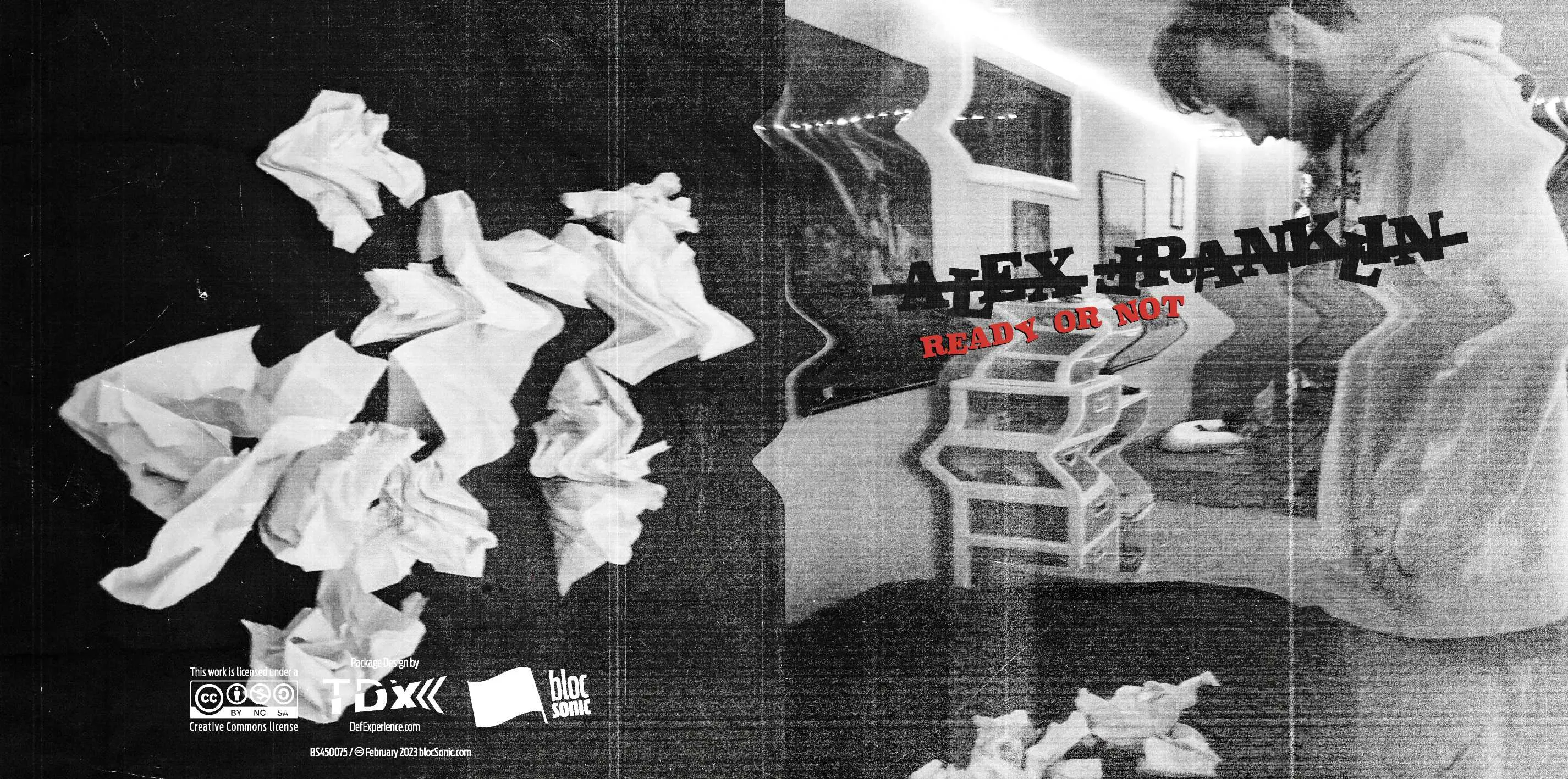Album insert for “Ready Or Not” by Alex Franklin