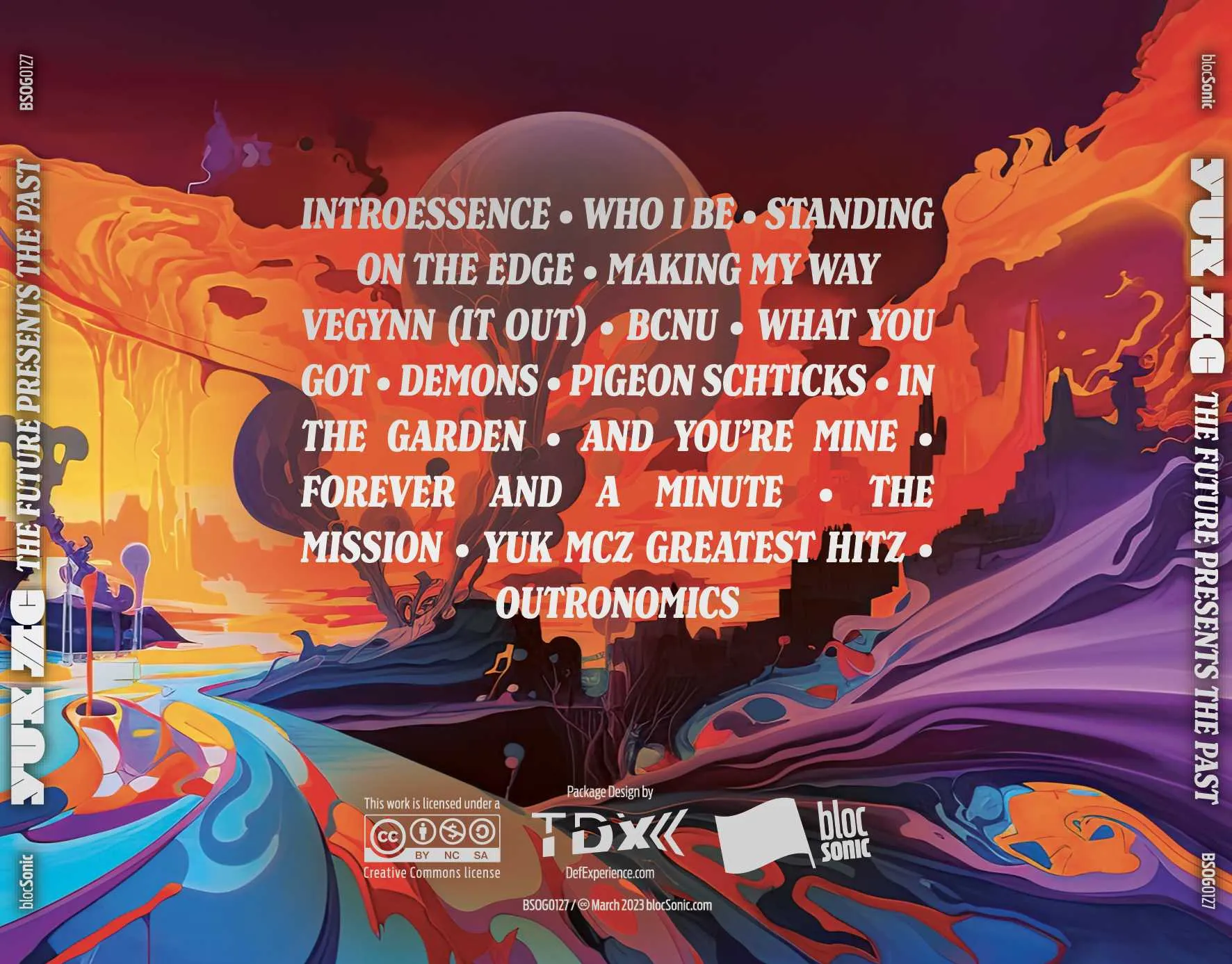 Album traycard for “The Future Presents The Past” by Yuk MC