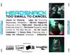 Album traycard for “Too Small To Cancel” by Headsnack