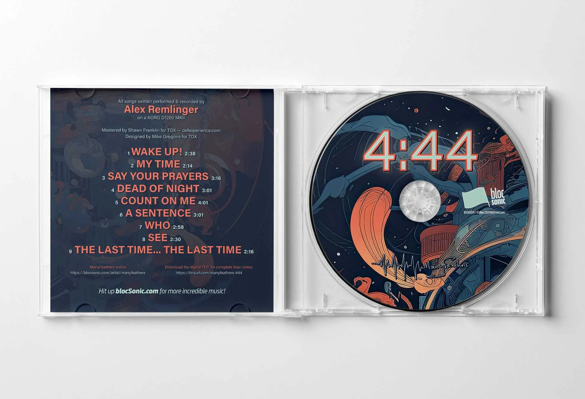 Album promo for “4:44” by ManyFeathers