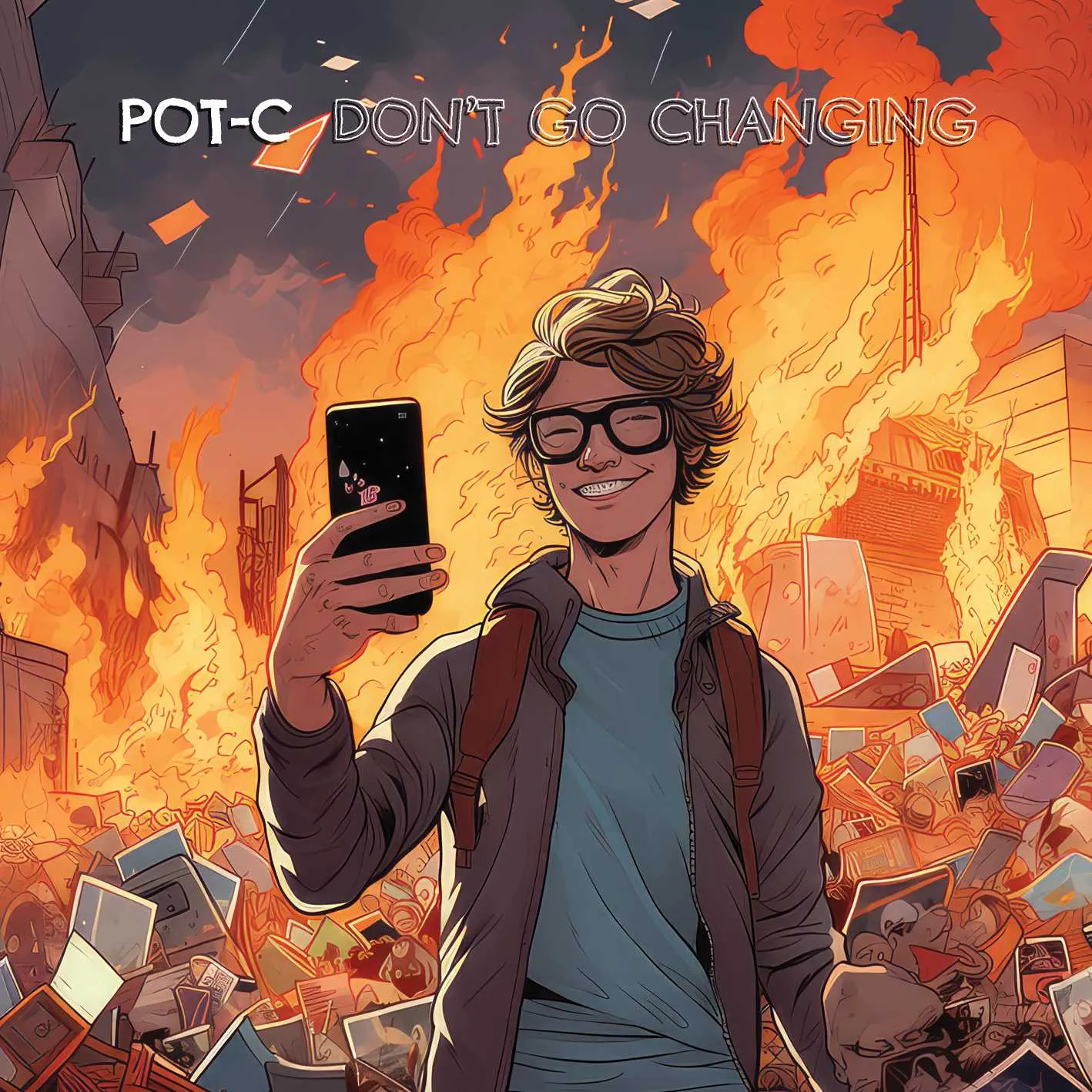 Album cover for “Don't Go Changing” by Pot-C