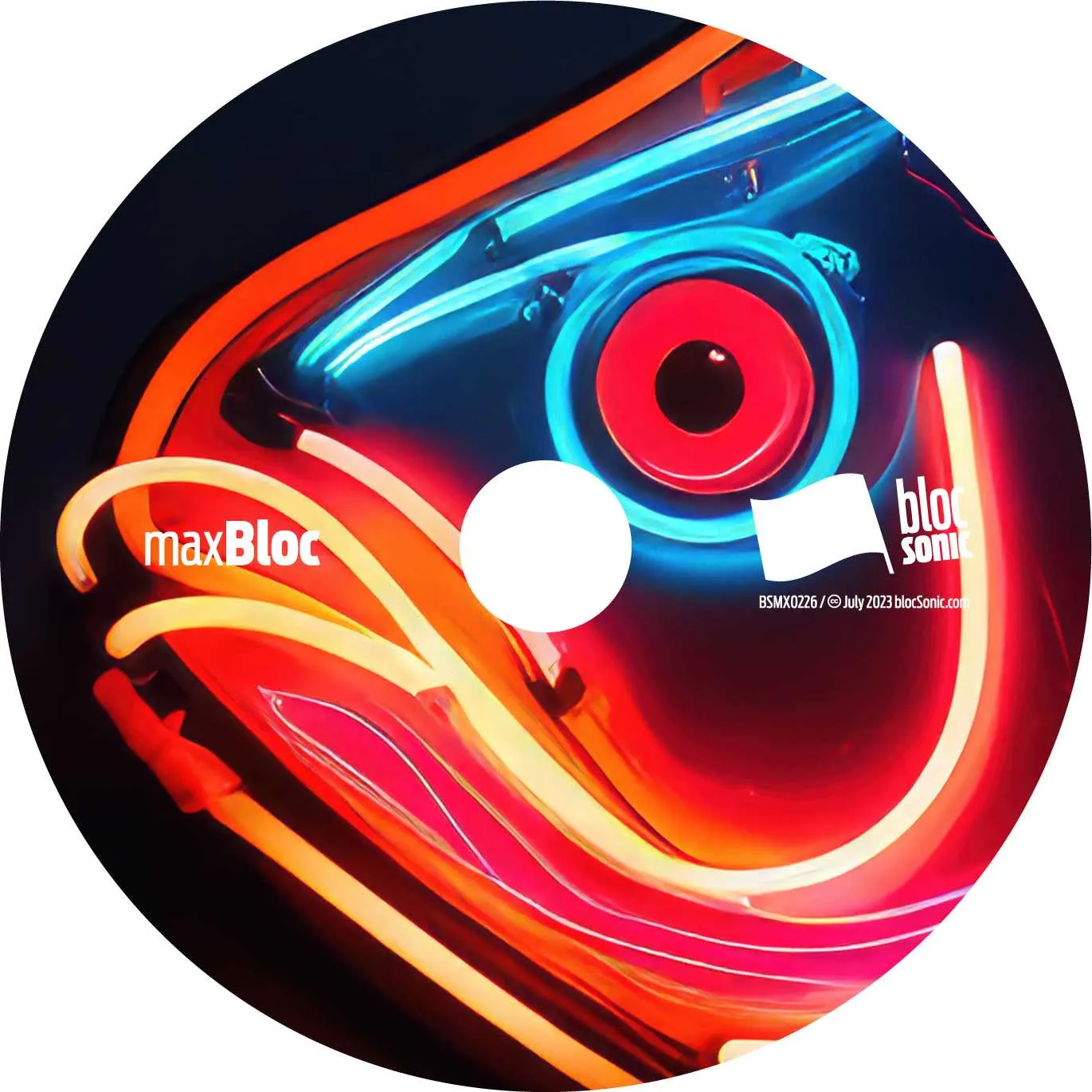 Album disc for “Neon” by Me As In You