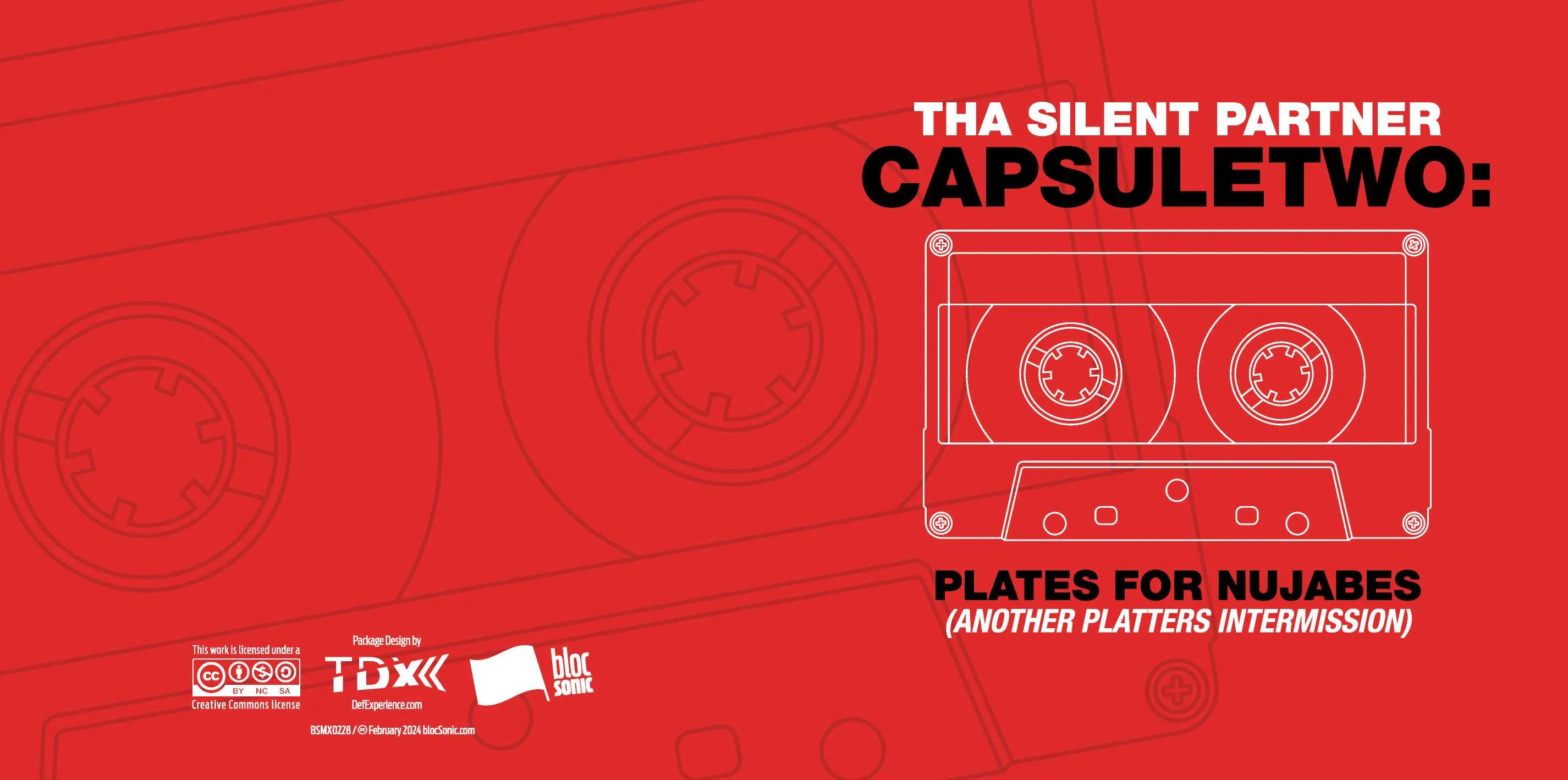 Album insert for “CAPSULETWO: Plates For Nujabes (Another Platters Intermission)” by Tha Silent Partner