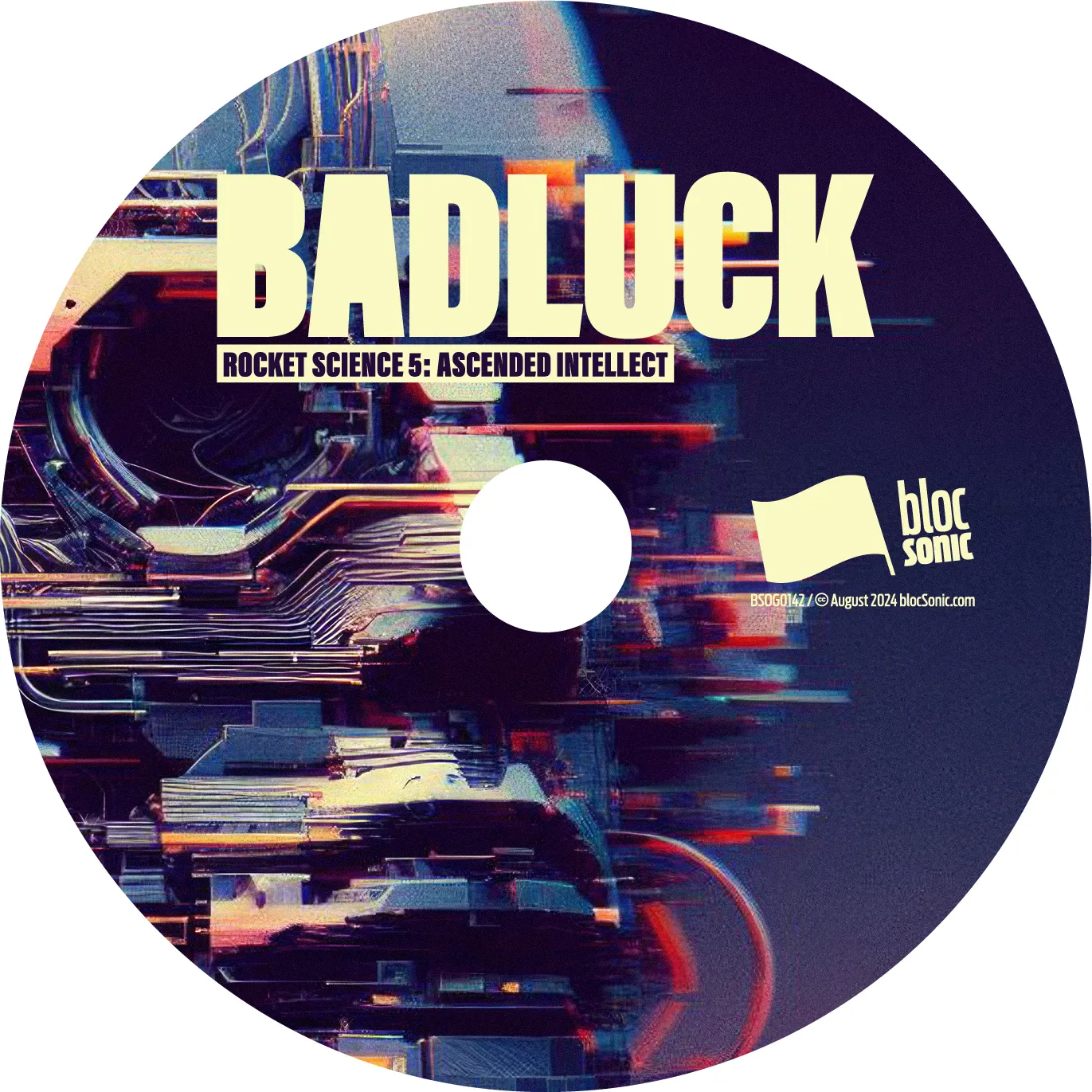 Album disc art for “Rocket Science 5: Ascended Intellect” by BADLUCK