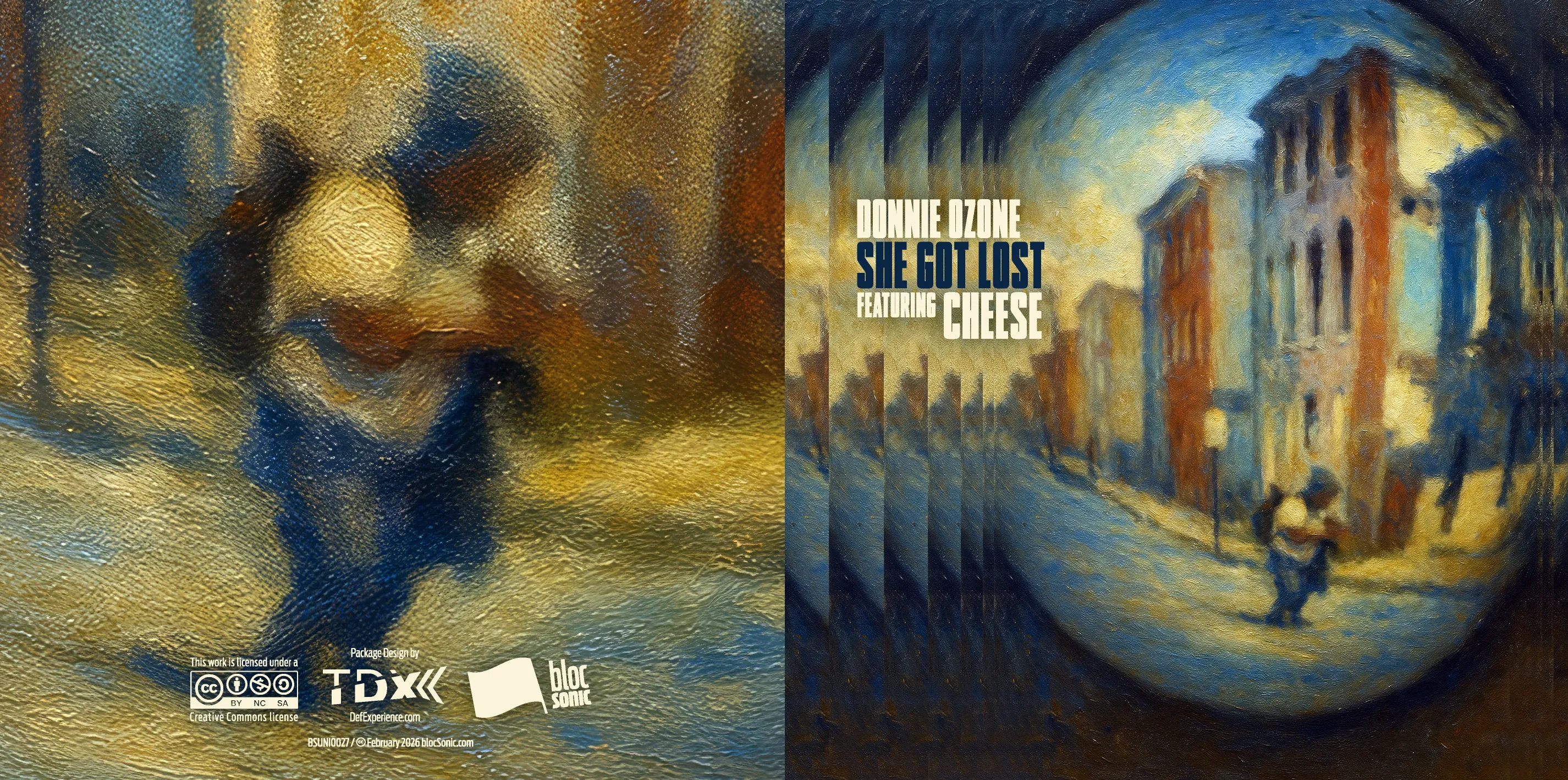 Album insert art for “She Got Lost (Featuring Cheese)” by Donnie Ozone