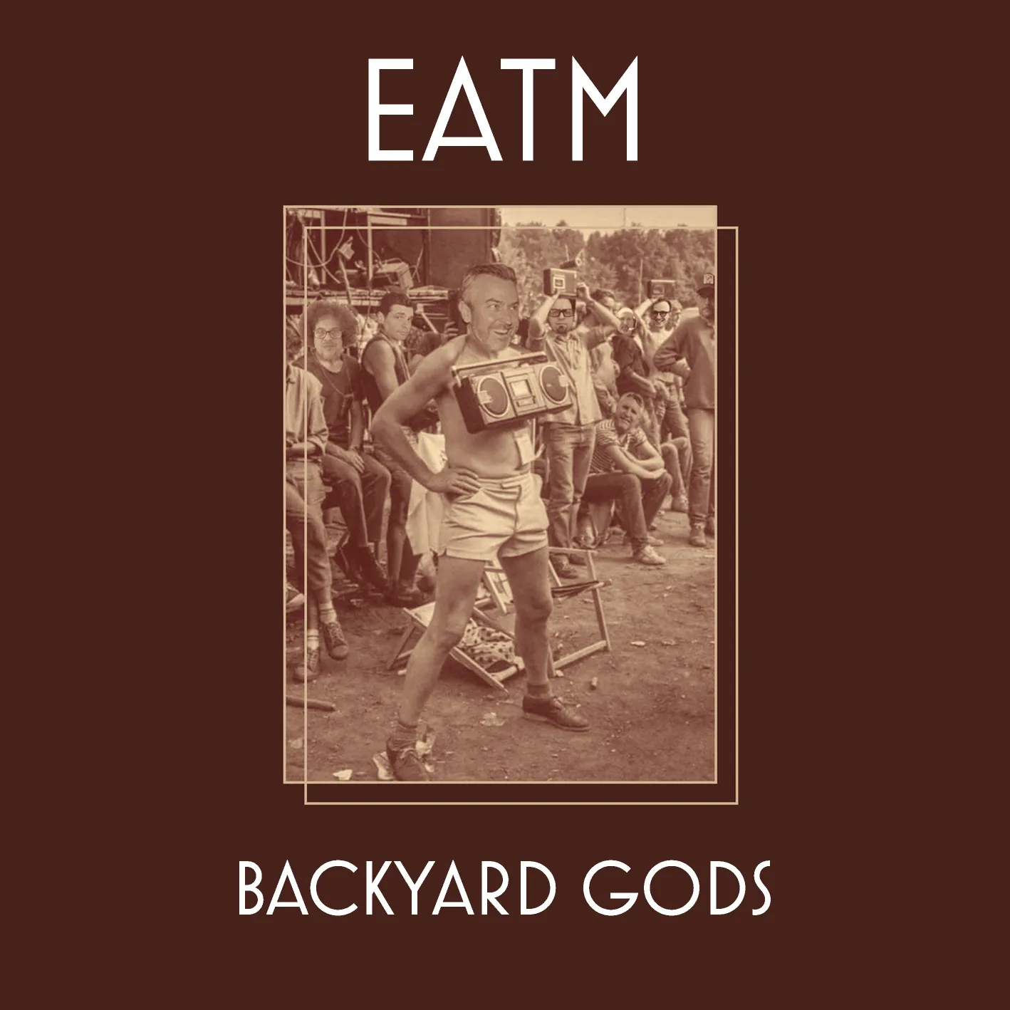 Cover art for “Backyard Gods” by EATM