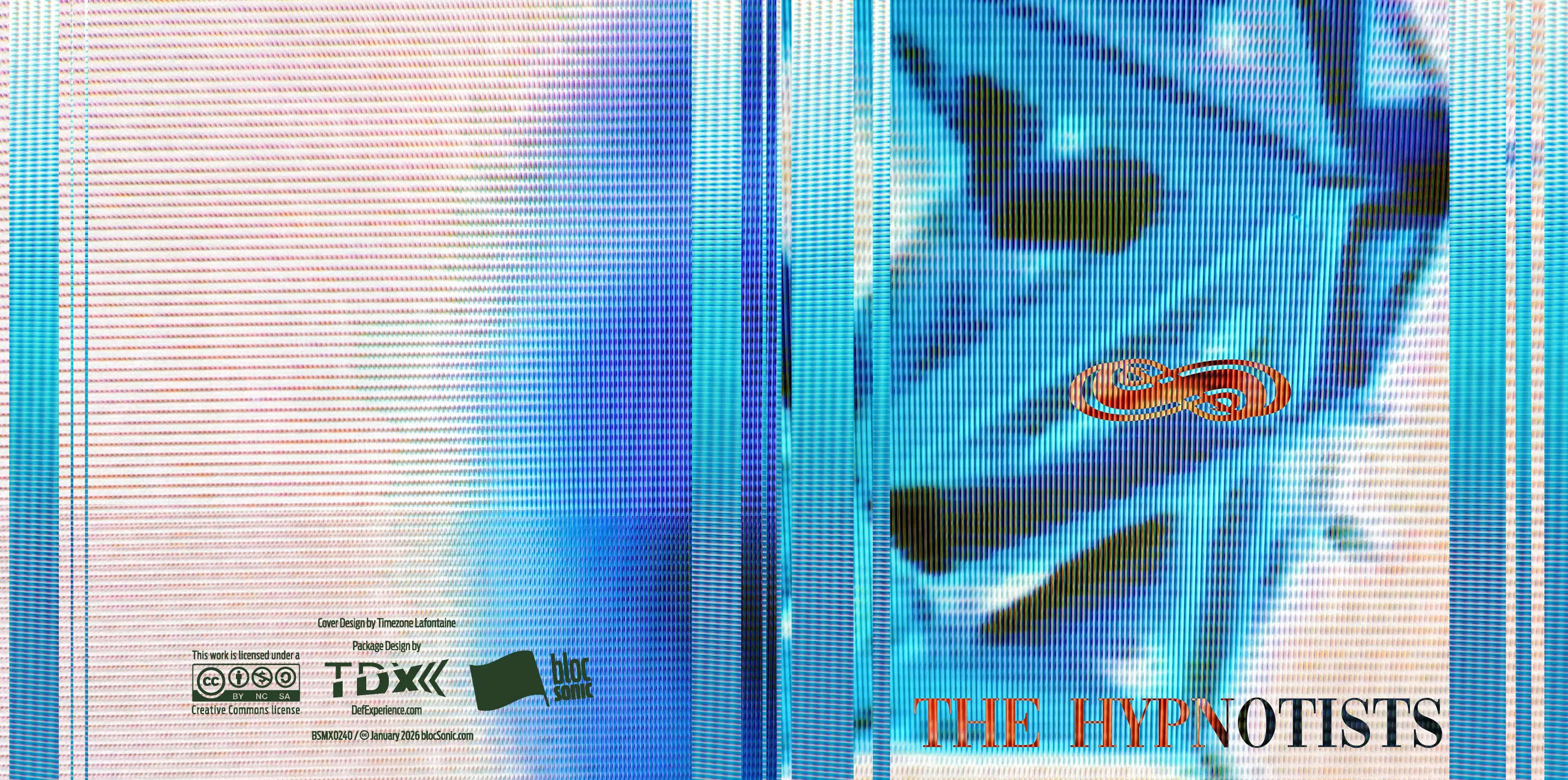 Album insert art for “The Hypnotists” by Timezone Lafontaine