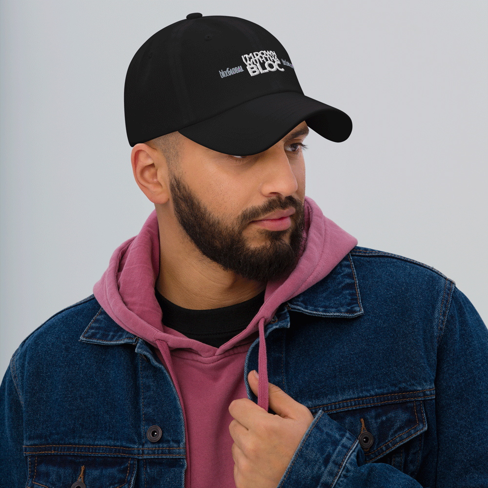 Image preview of “I'm Down With Tha Bloc Dad Hat (Black)”